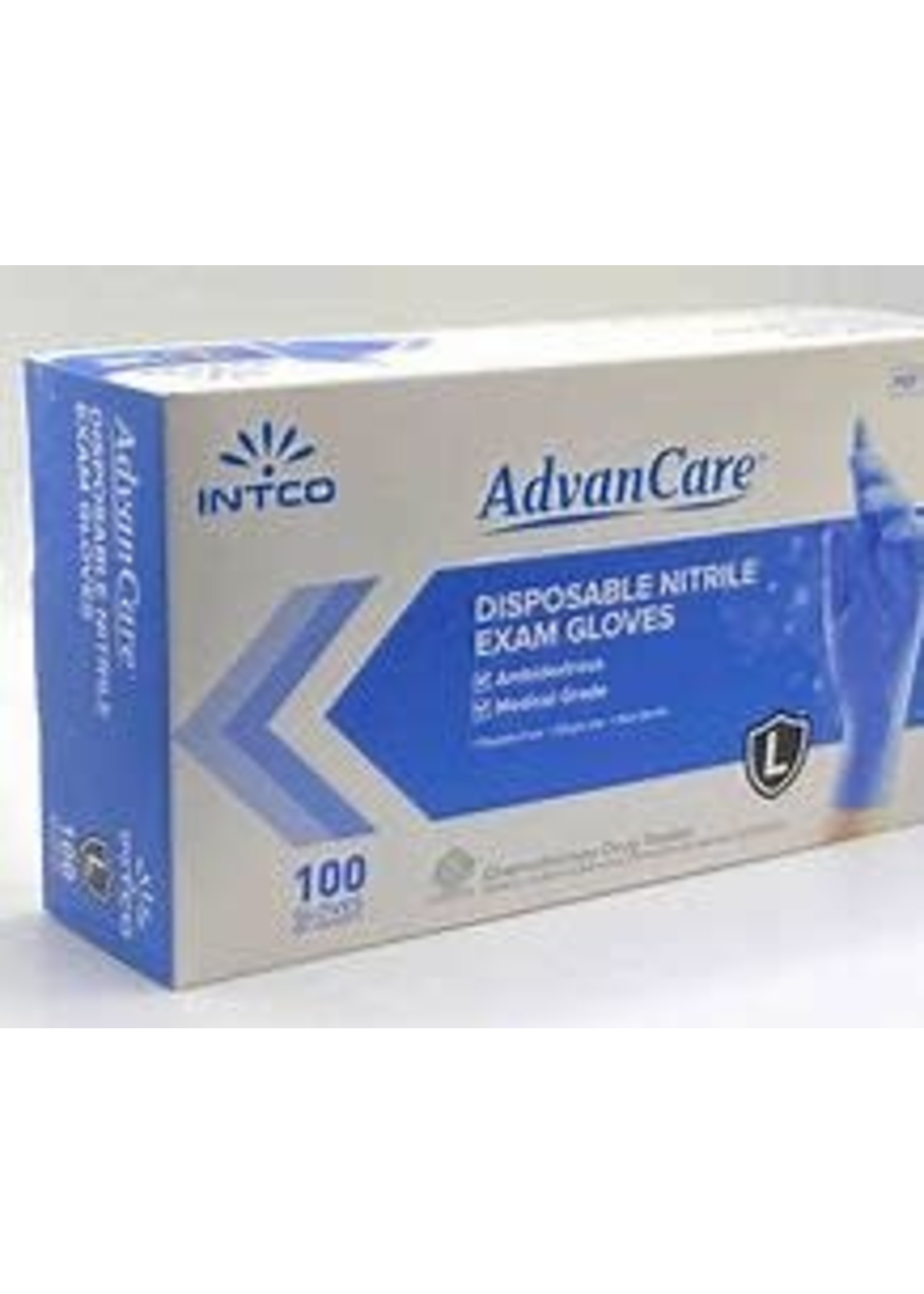 AdvanCare Disposable Nitrile Gloves (100/cs)