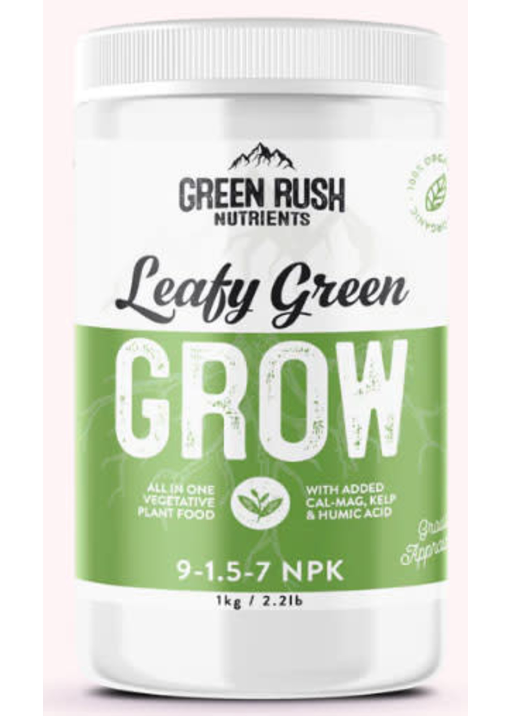 Green Rush Leafy Green Grow Organic Vegetative Stage Plant Nutrients (Special Order)