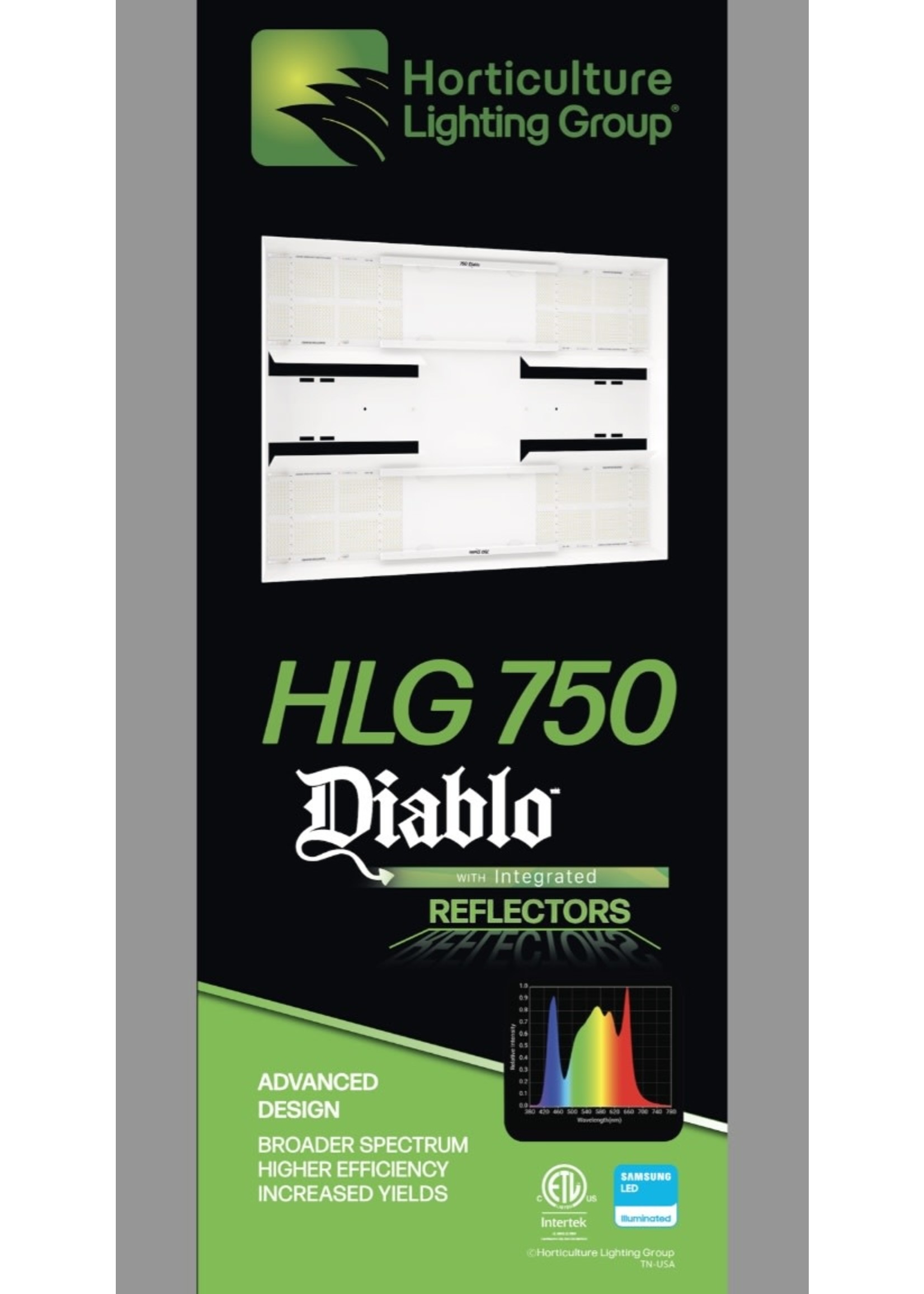 Horticulture Lighting Group HLG 750 Diablo 0-714 Watts (Special Order)