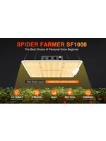 Spider Farmer Spider Farmer®SF1000 100W Full Spectrum LED Grow Light with Dimmer Knob