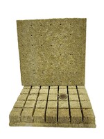 Grodan GRODAN Rockwool Grow Plugs 1.5" x 1.5" - 98 Pcs Hydroponic Mineral Rockwool Starter Cubes