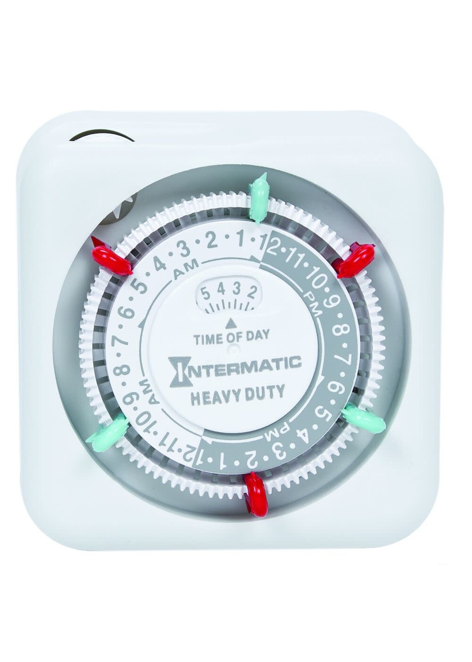 Intermatic Heavy-Duty 24-Hour Indoor Mechanical Plug-In Timer