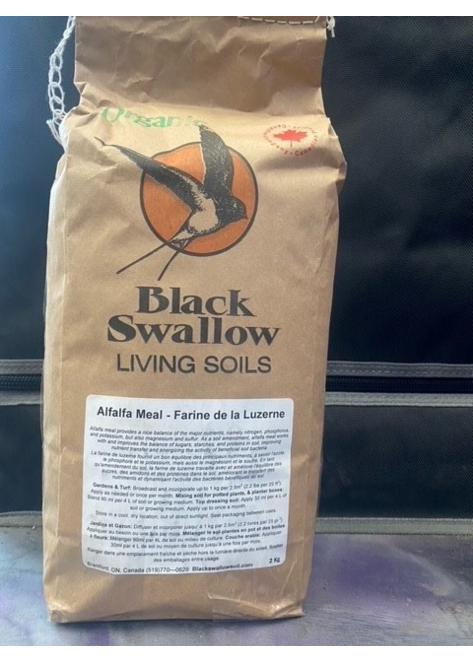 Black Swallow Soil Black Swallow Soil ALFALFA MEAL (Special Order!)