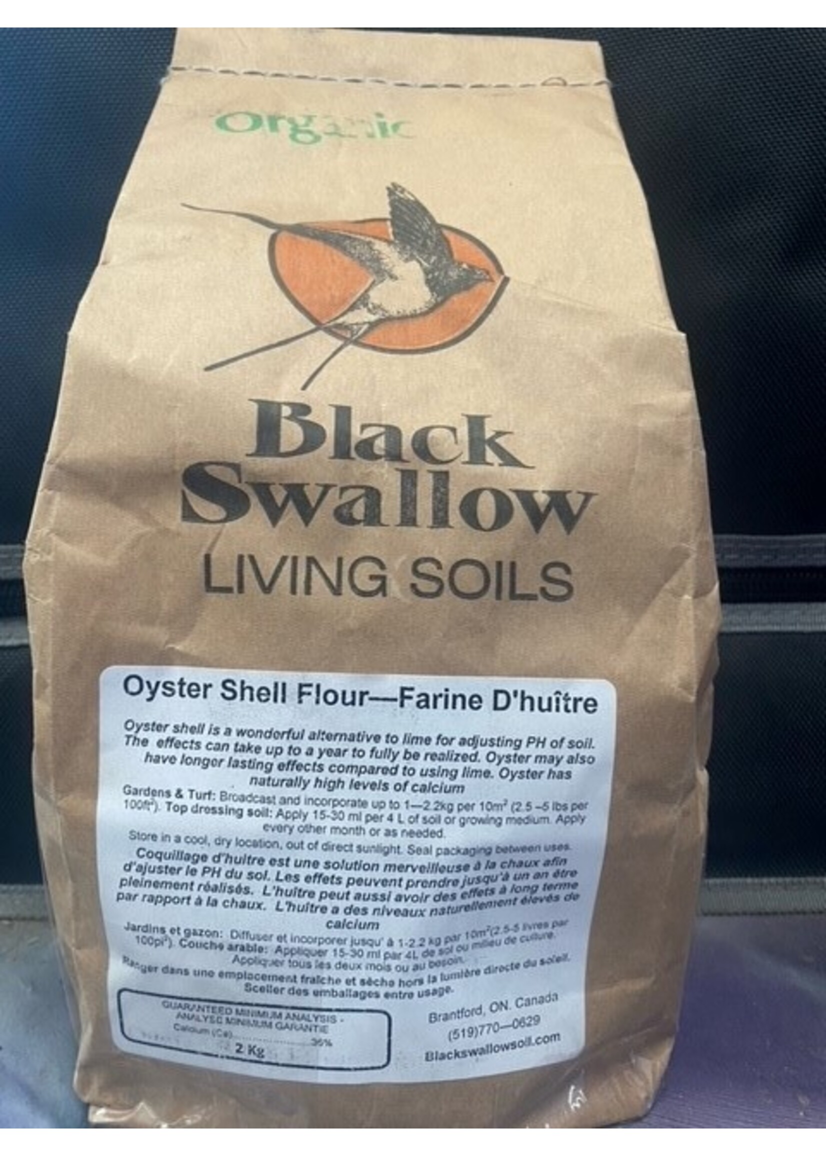 Black Swallow Soil Black Swallow Soil OYSTER SHELL FLOUR (Special Order!)