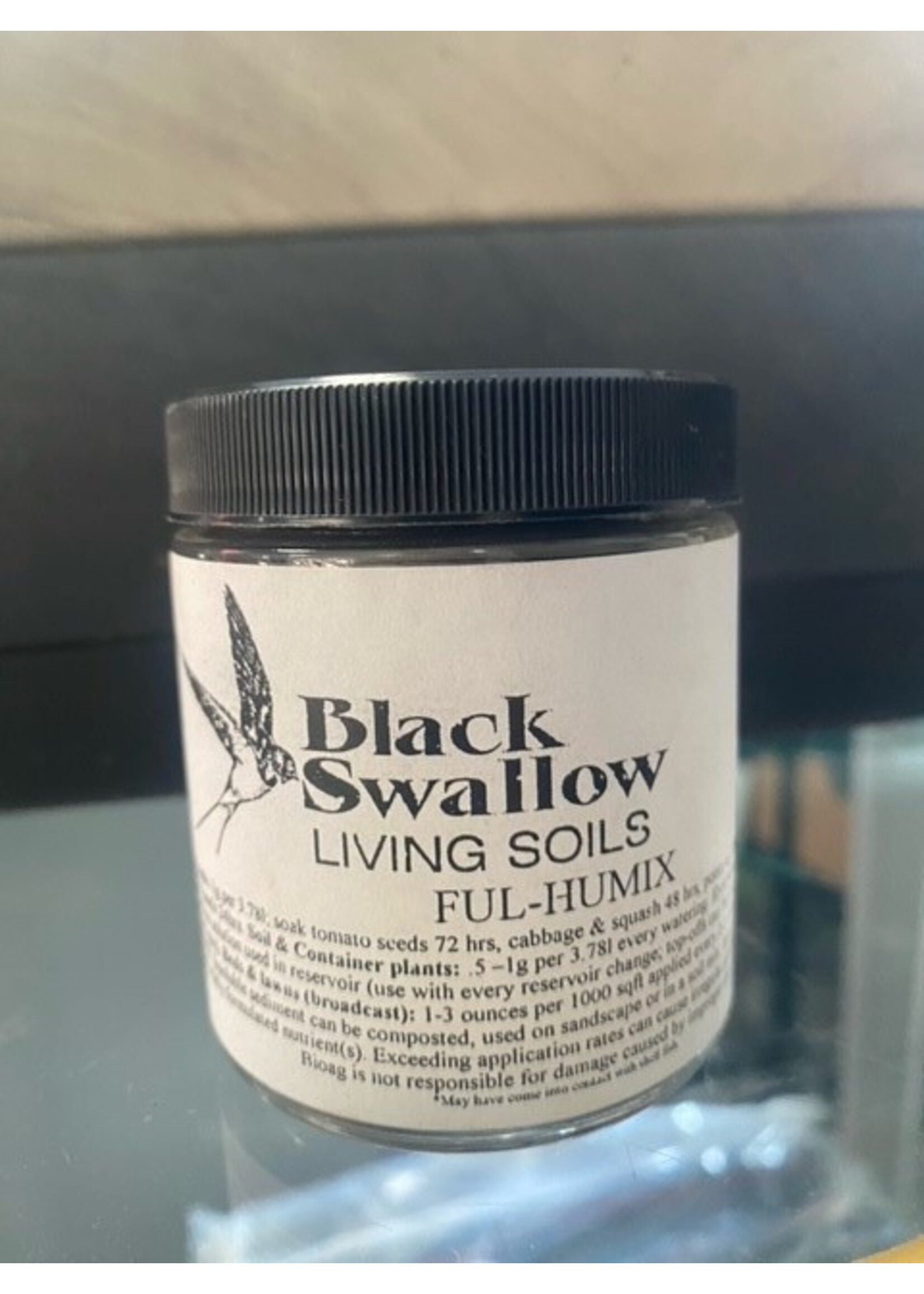 Black Swallow Soil Black Swallow Soil BioAg HUMIC ACID FUL-HUMIX (Special Order)