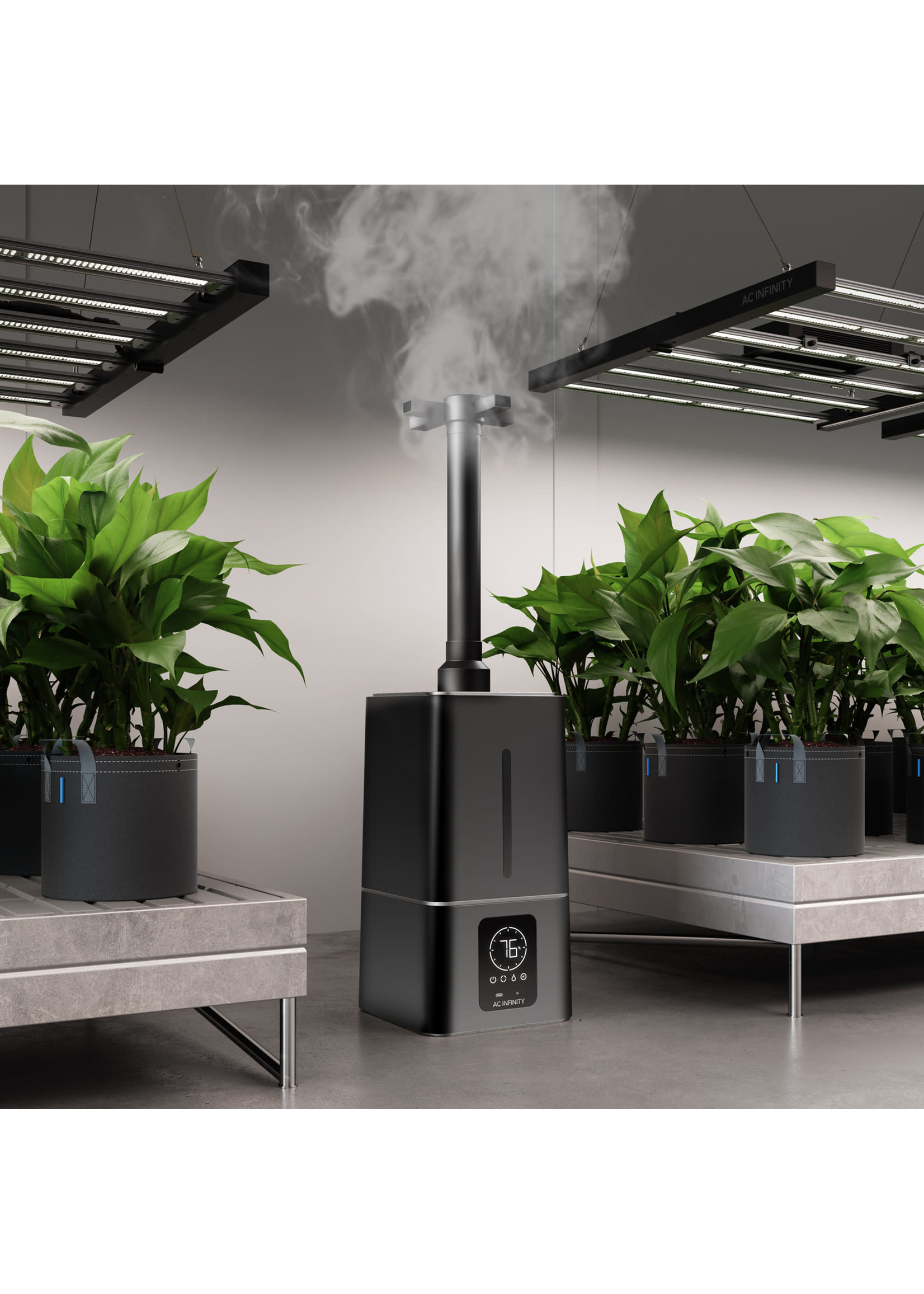 AC Infinity CLOUDFORGE T7, ENVIRONMENTAL PLANT HUMIDIFIER, 15L, SMART CONTROLS, TARGETED VAPORIZING