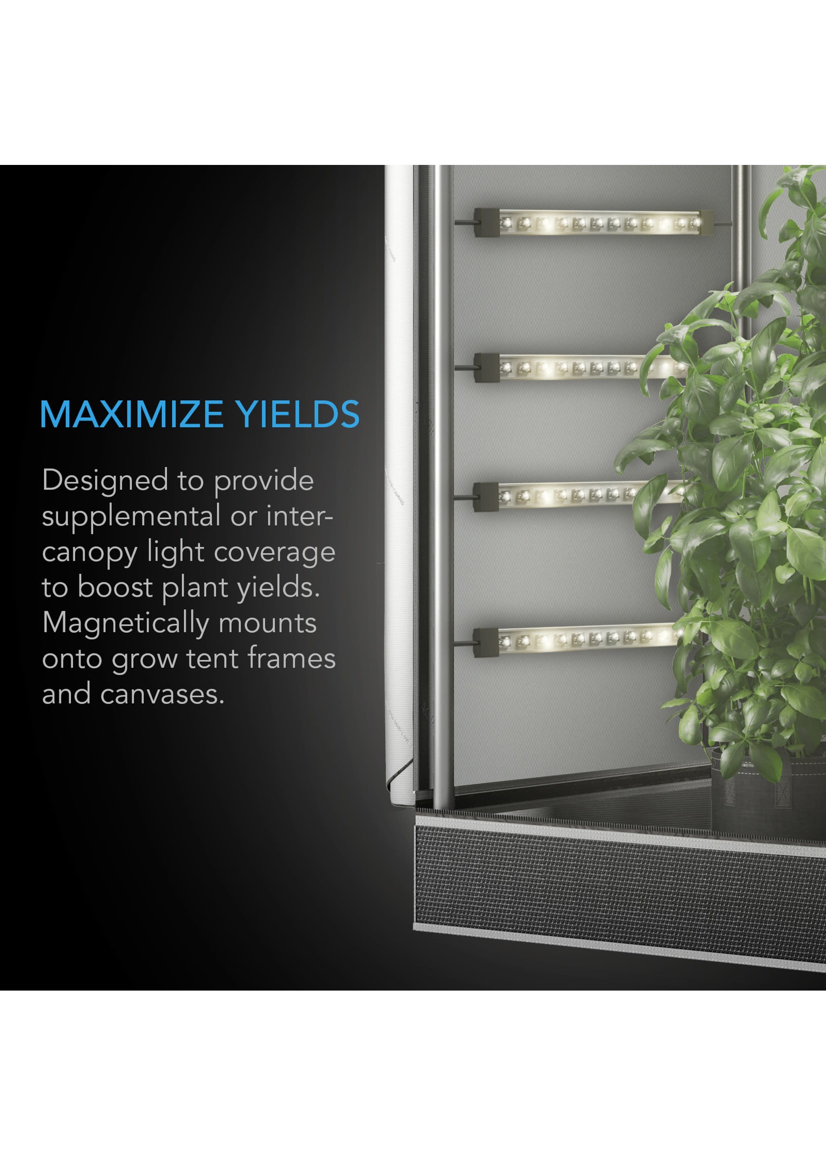 AC Infinity Ac Infinity IONBEAM S11, FULL SPECTRUM LED GROW LIGHT BARS, SAMSUNG LM301H, 11-INCH