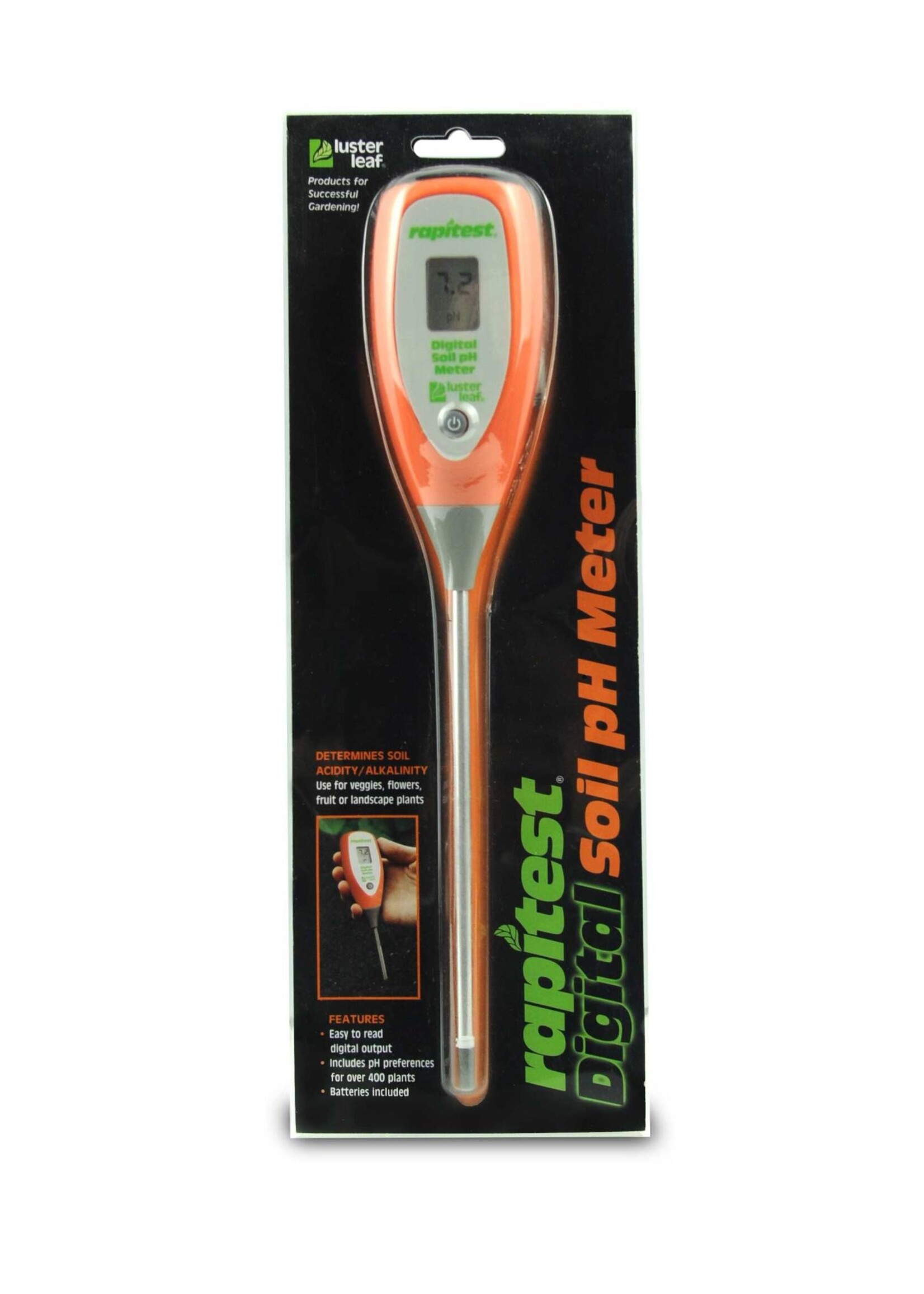 Luster Leaf Rapitest Digital Soil pH Meter Tester