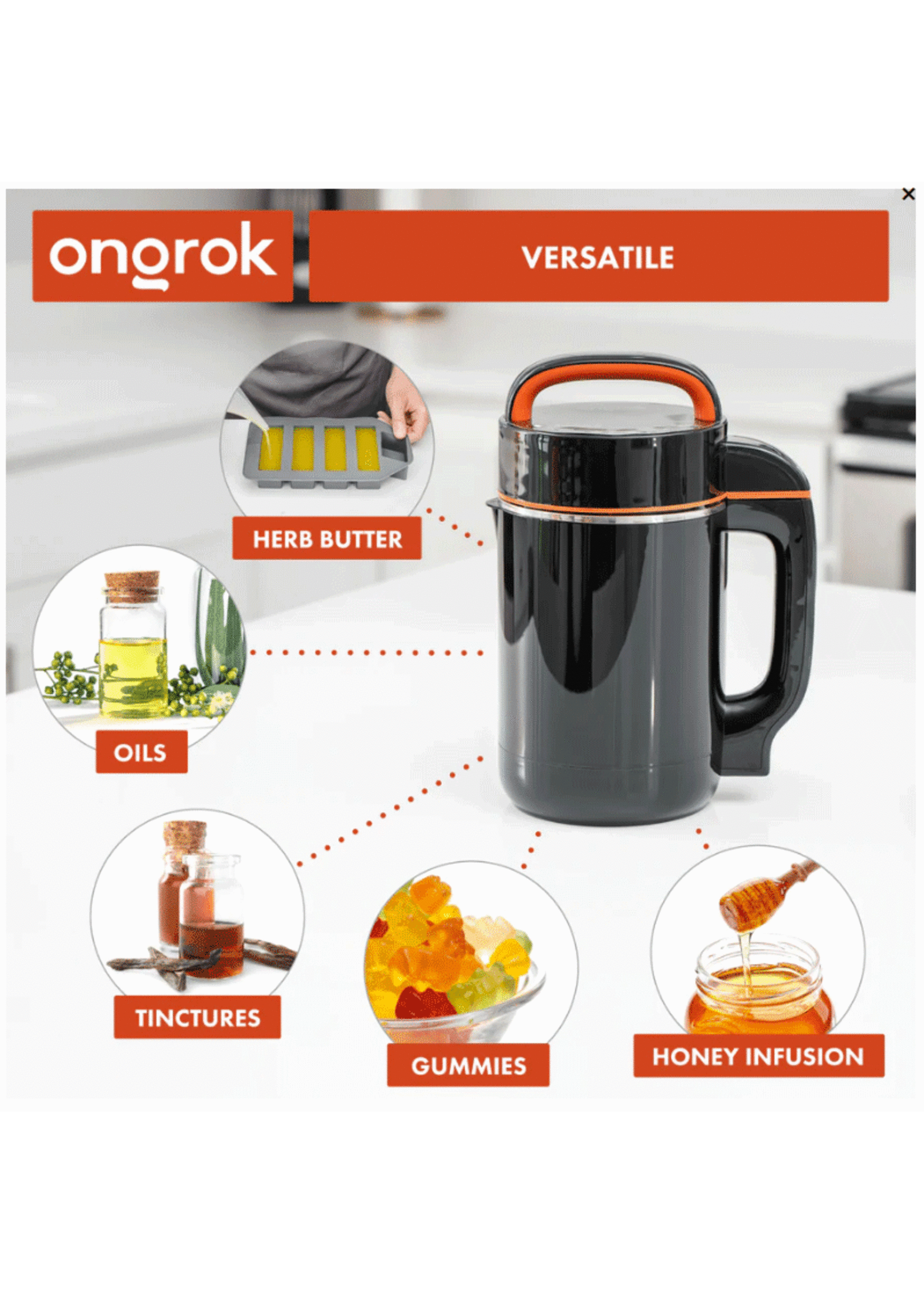 Ongrok Ongrok Full-size Botanical Infuser Machine and Kit