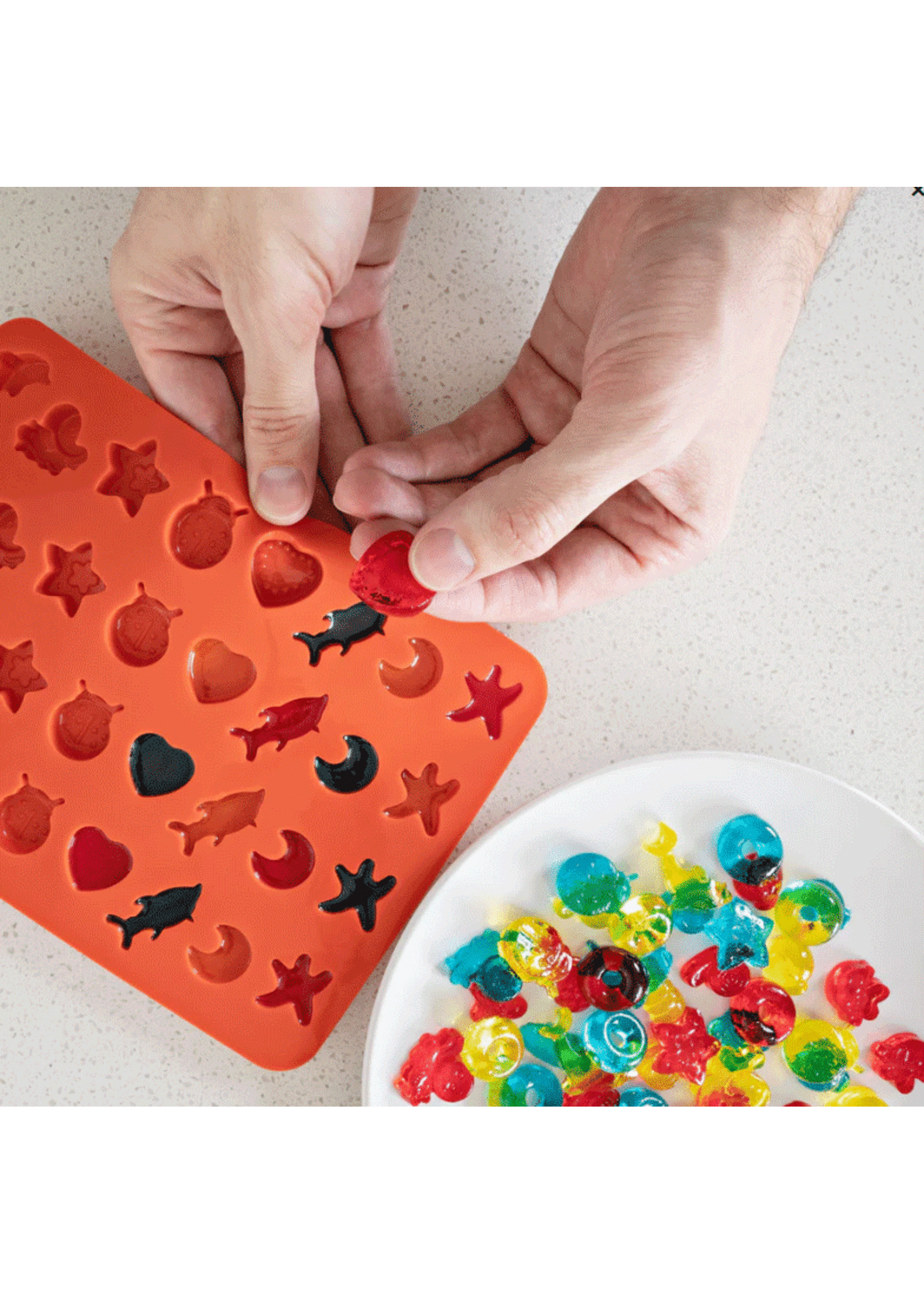 Ongrok Silicone Gummy Molds with Droppers