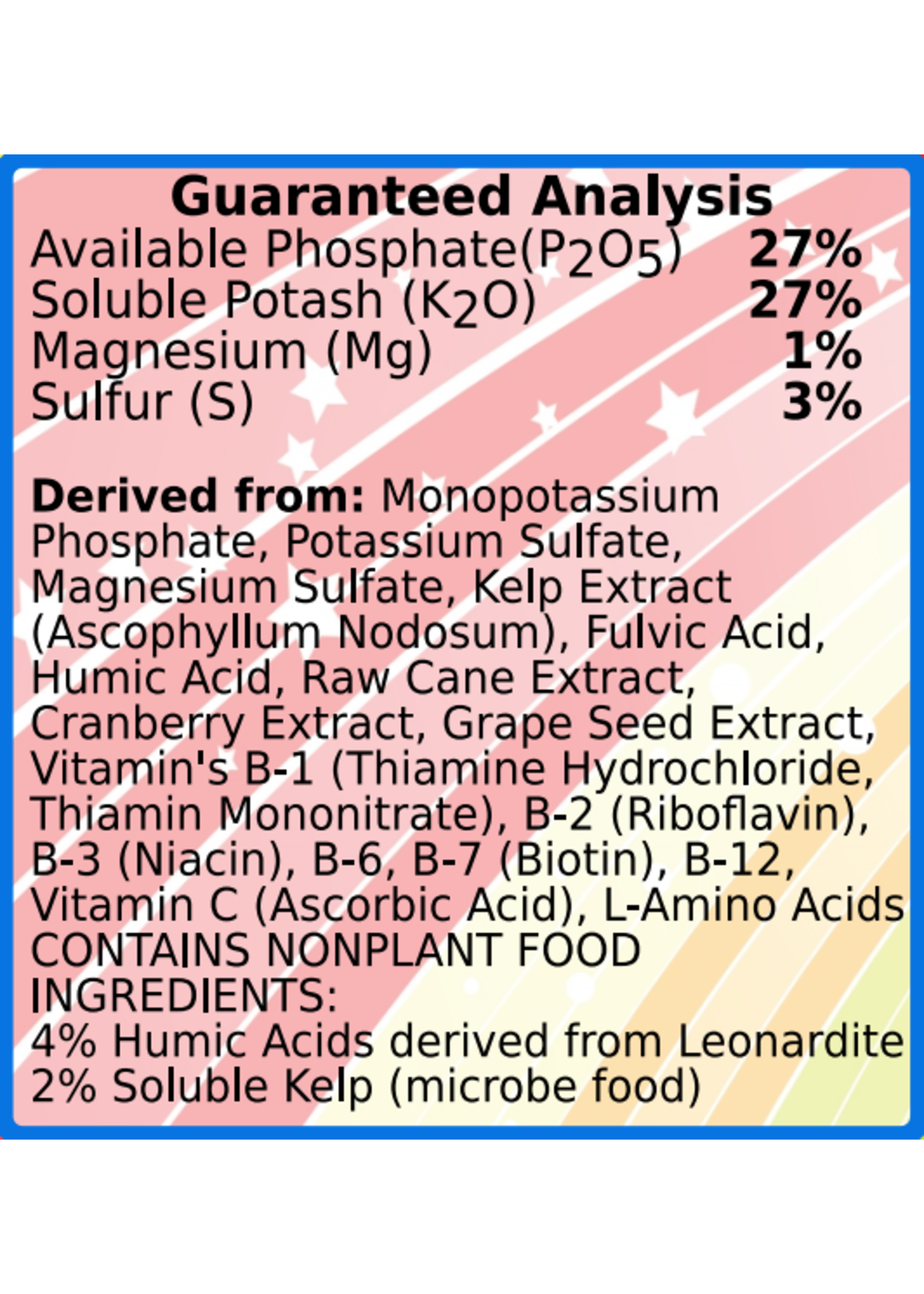 Greenleaf Nutrients Sweet Candy 0-17-28