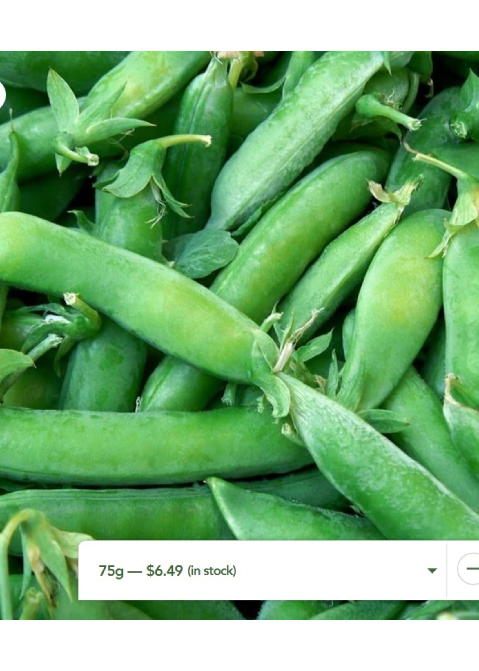 WestCoast Seeds Pea Super Sugar Snap