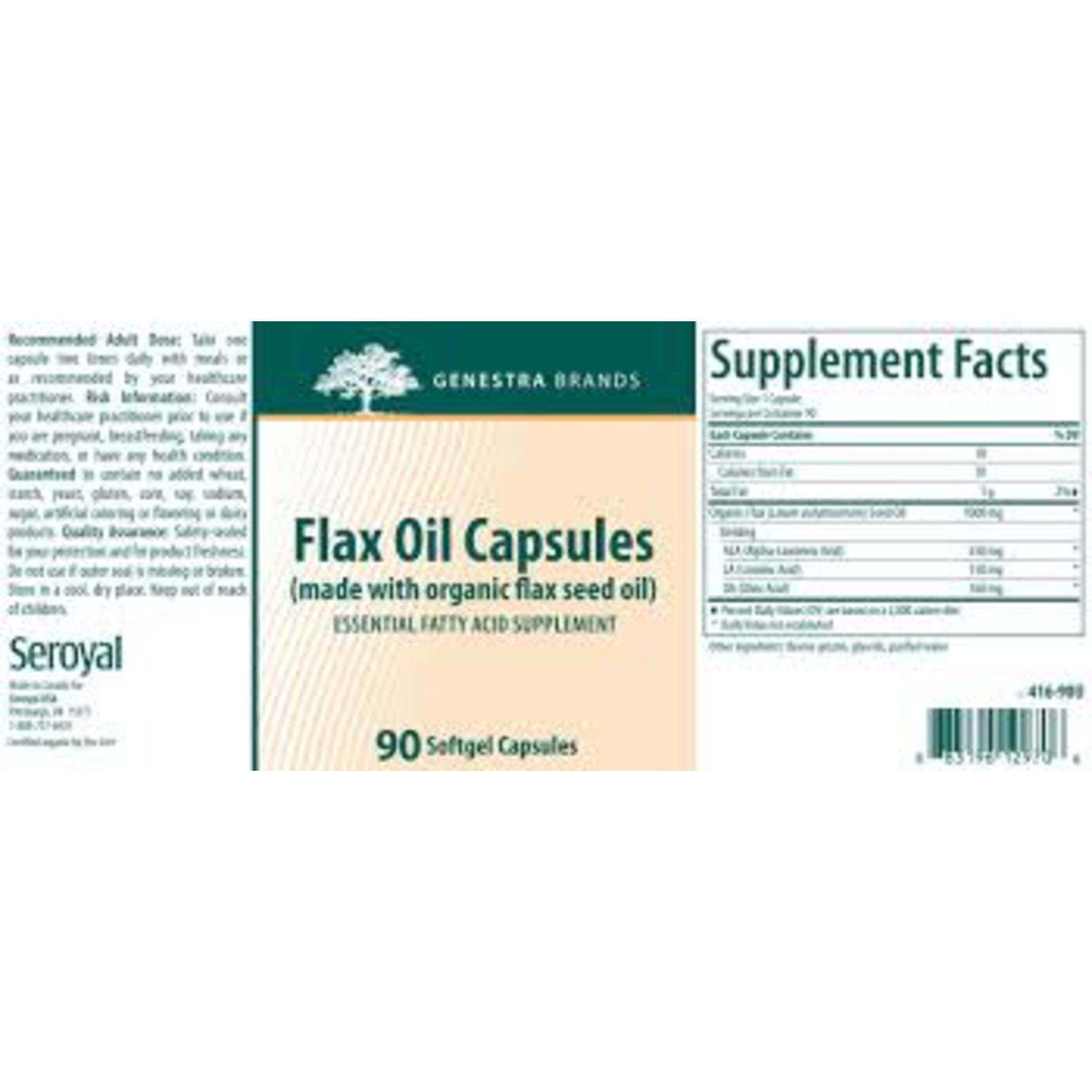 Flax Oil  (Genestra)