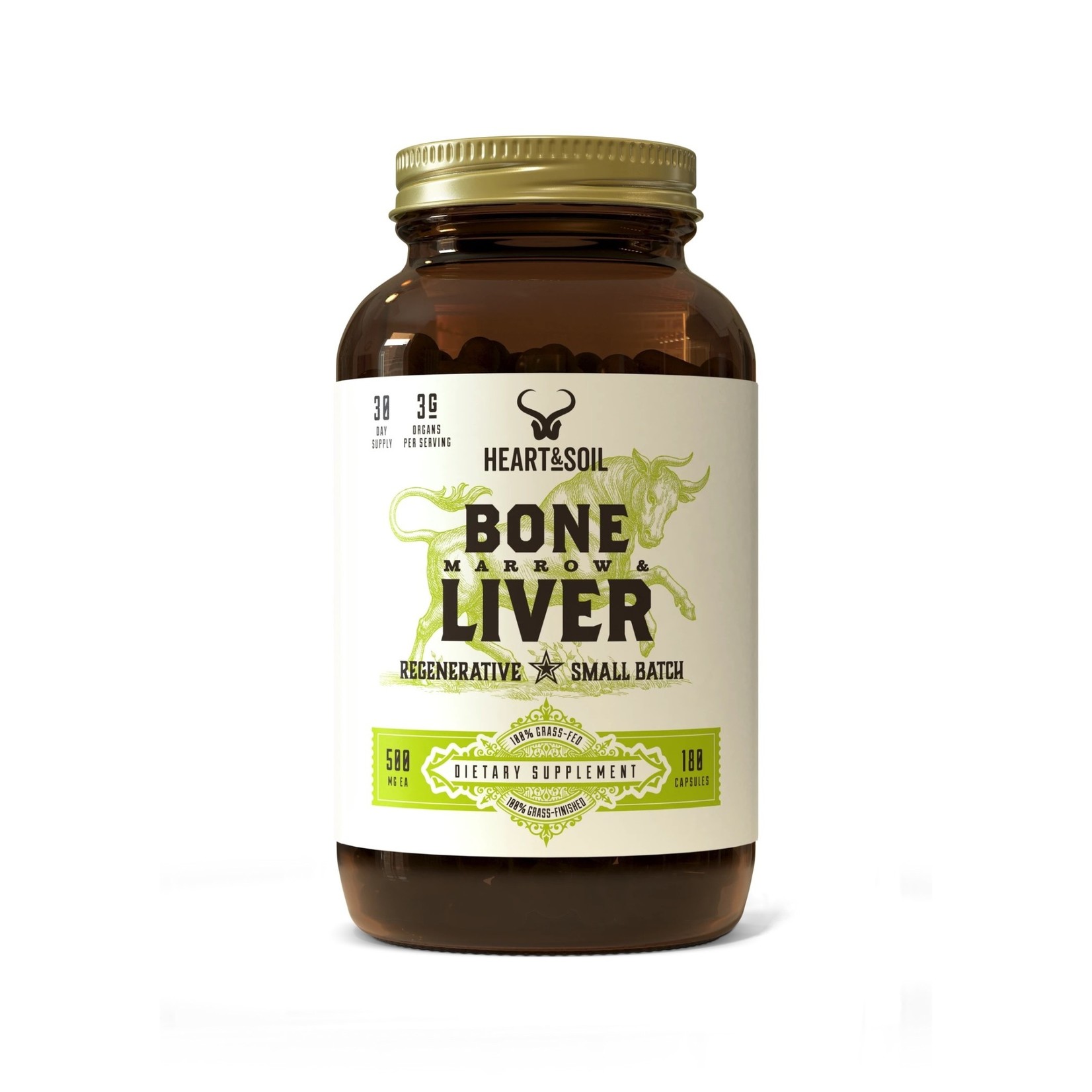 Bone Marrow & Liver 180 caps (Heart & Soil) Natures Medicinary