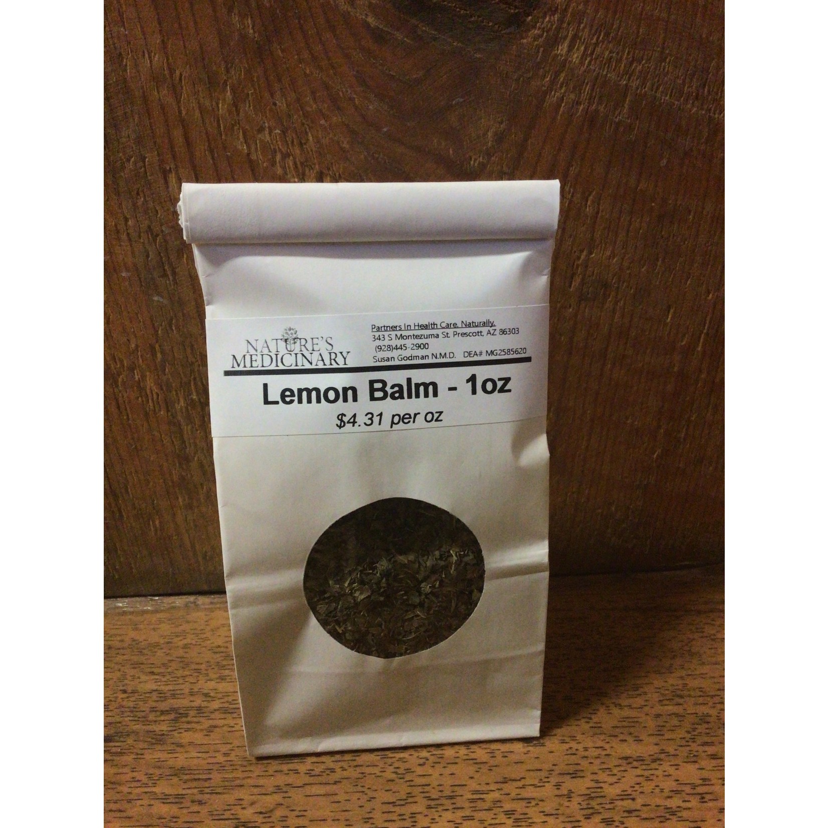 Lemon Balm Leaf - 1oz (Mountain Rose Herbs) - Natures Medicinary