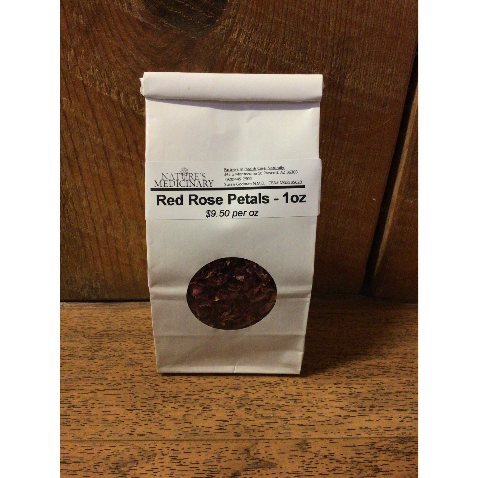 Red Rose Petals - 1oz (Mountain Rose Herbs)