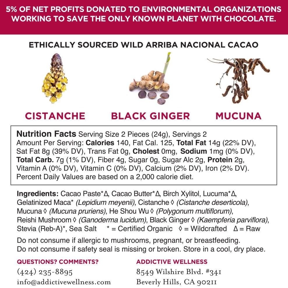 Addictive Wellness Chocolate Natures Medicinary