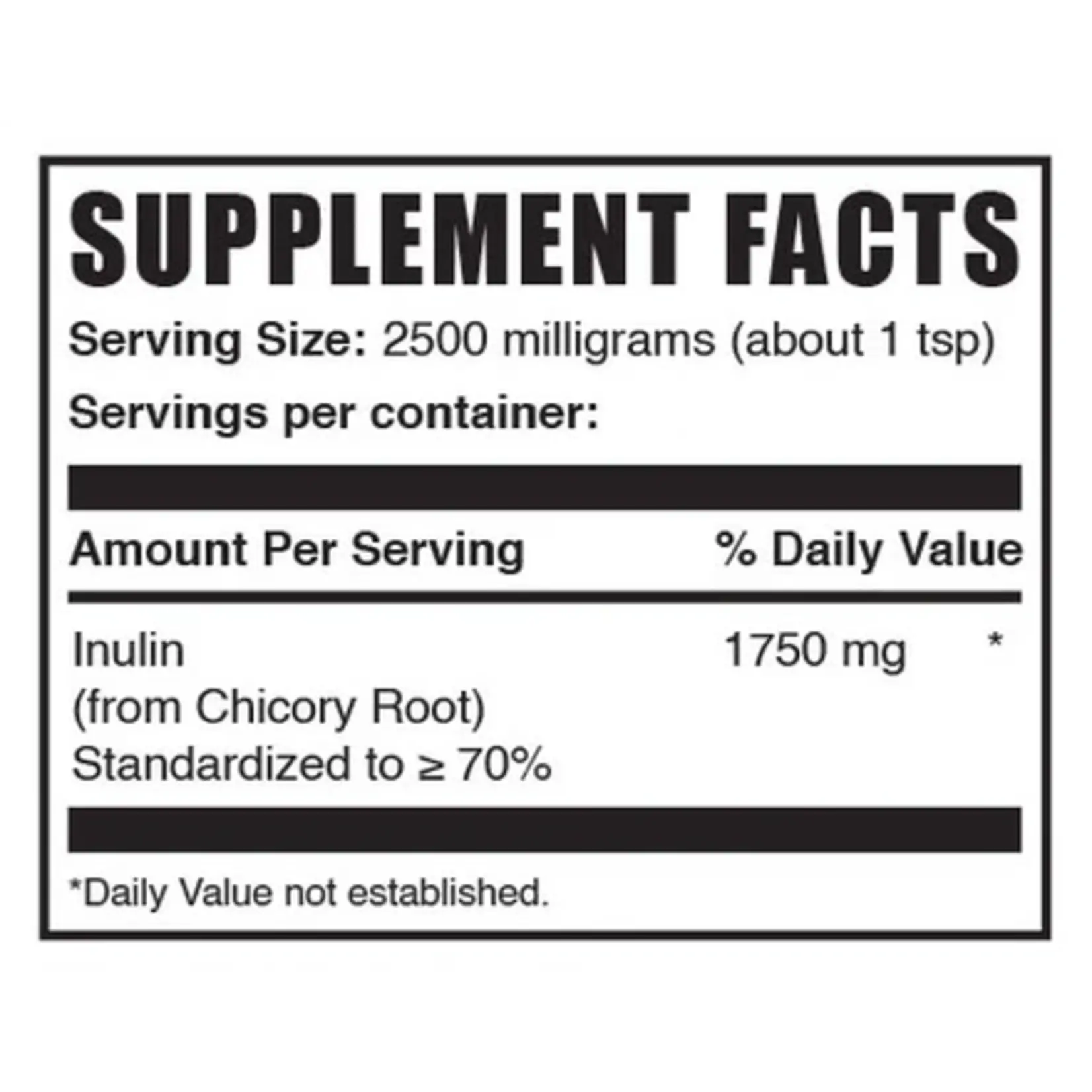 Bulk Supplements Inulin   (Bulk Supplements)