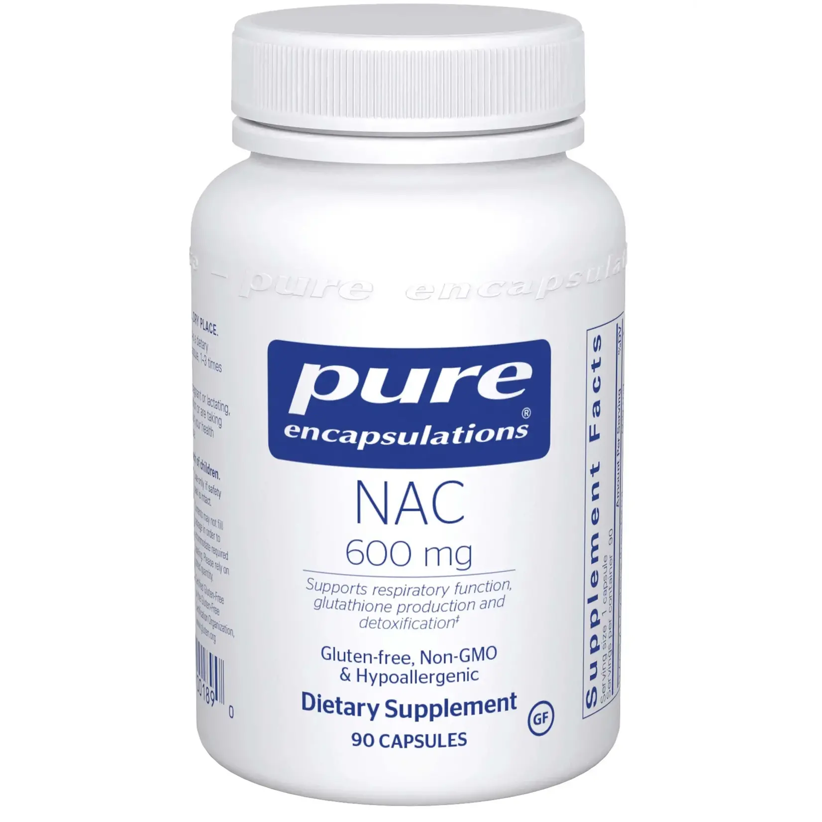 Pure Encapsulations NAC 600mg   (Pure)
