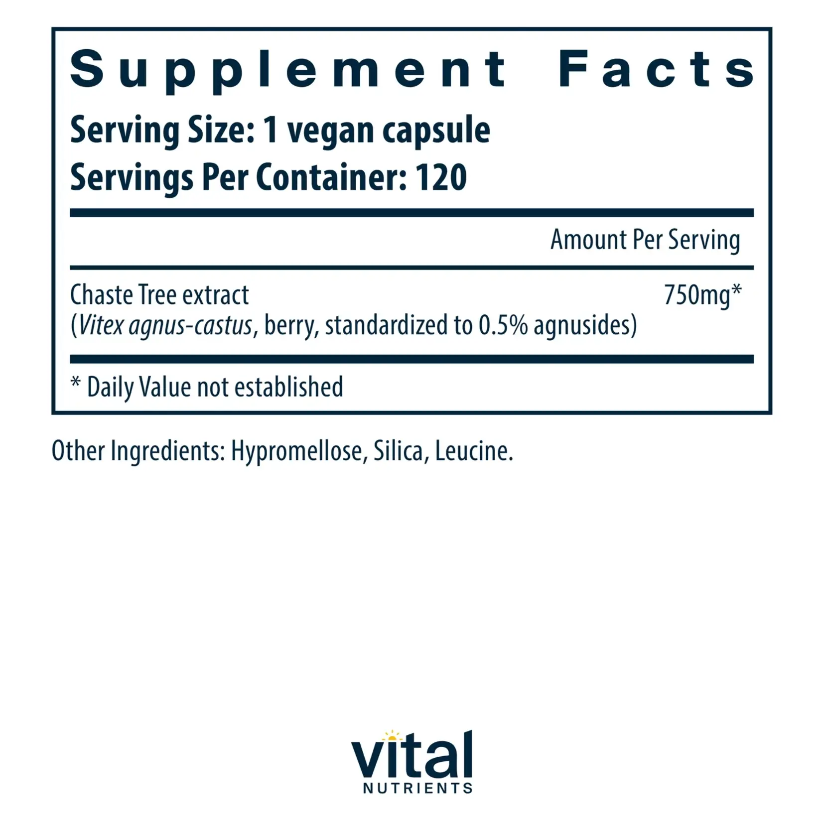 Vital nutrients Vitex 750  (Vital Nutrients)