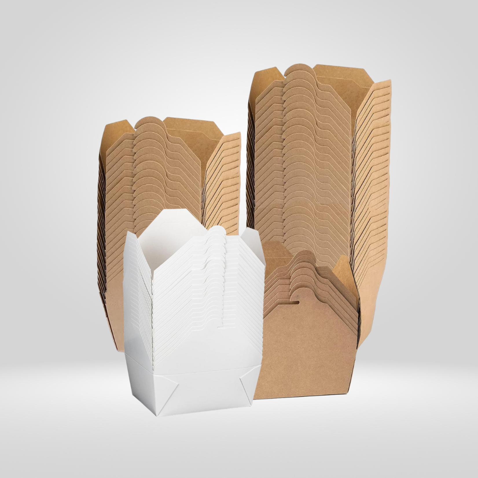 Agio Agio - Kraft Paper Take-out Containers