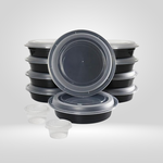 Acko - Food Packer Gladway - Black Round Microwavable Containers