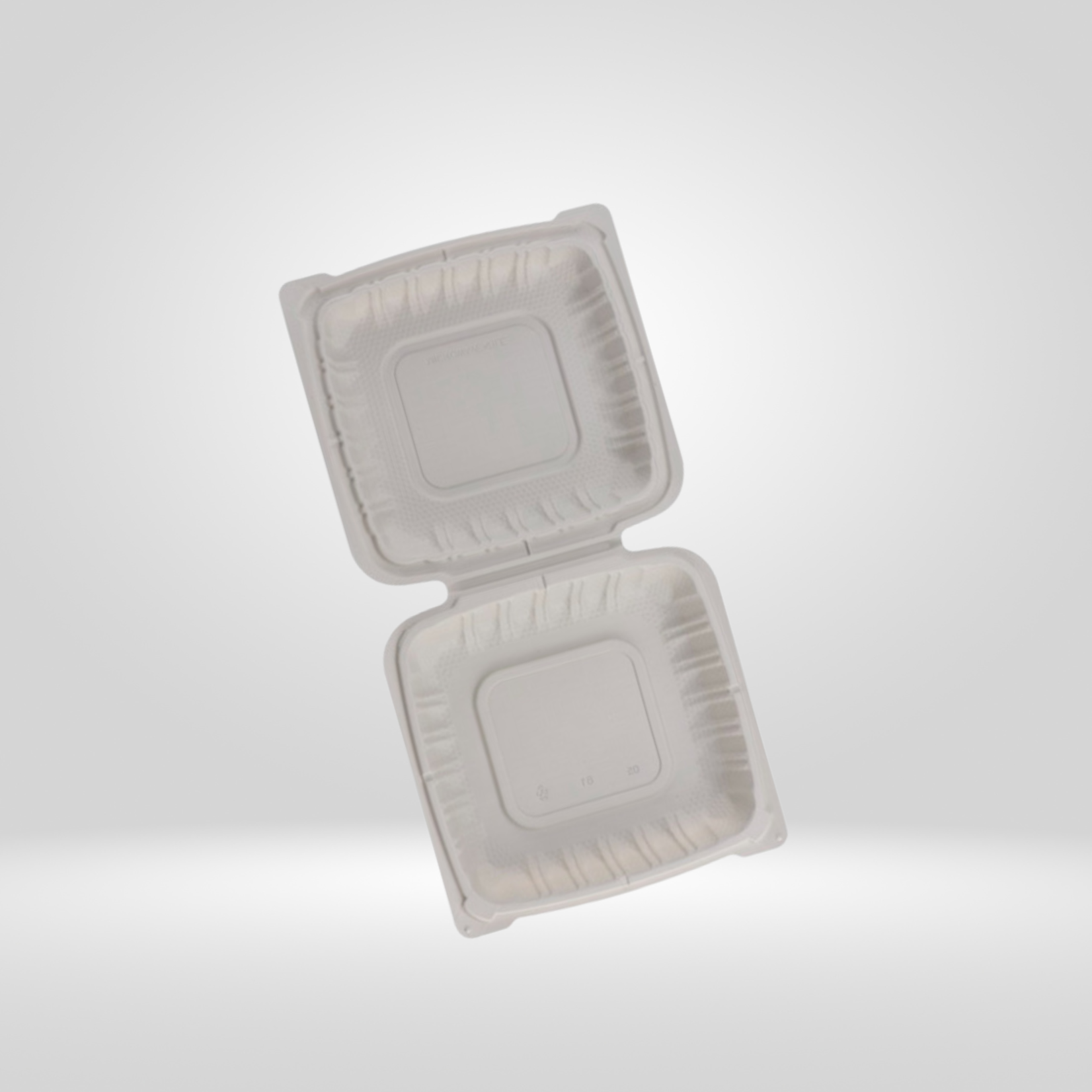 Gladway Gladway - Single Compartment Clamshell Containers with Corner Lock