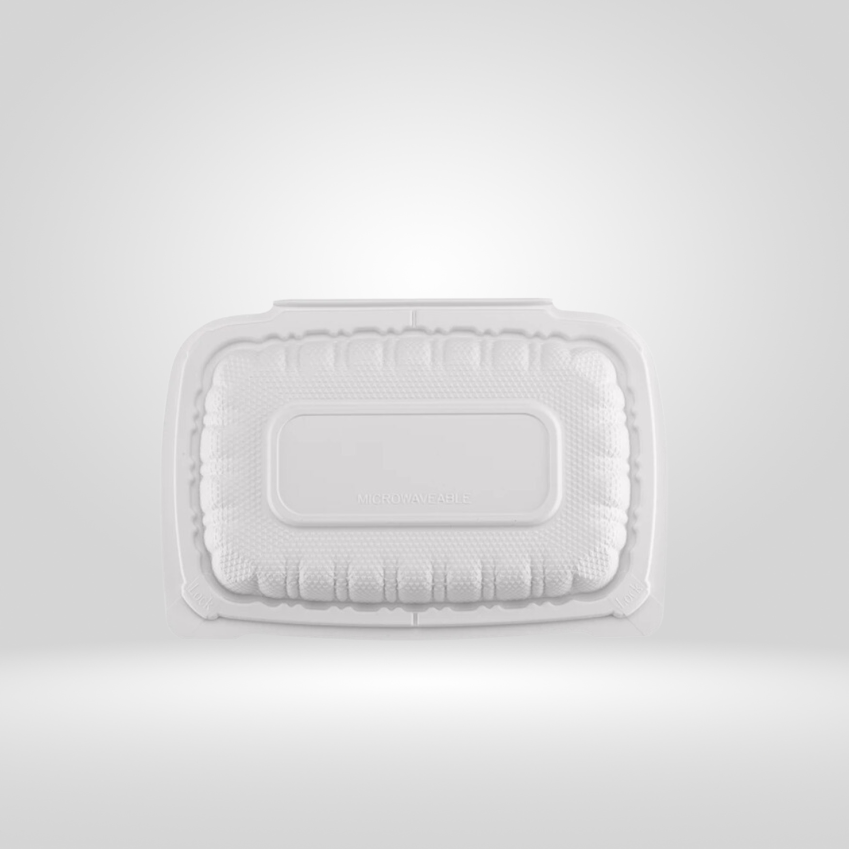 Gladway Gladway - Single Compartment Clamshell Containers with Corner Lock