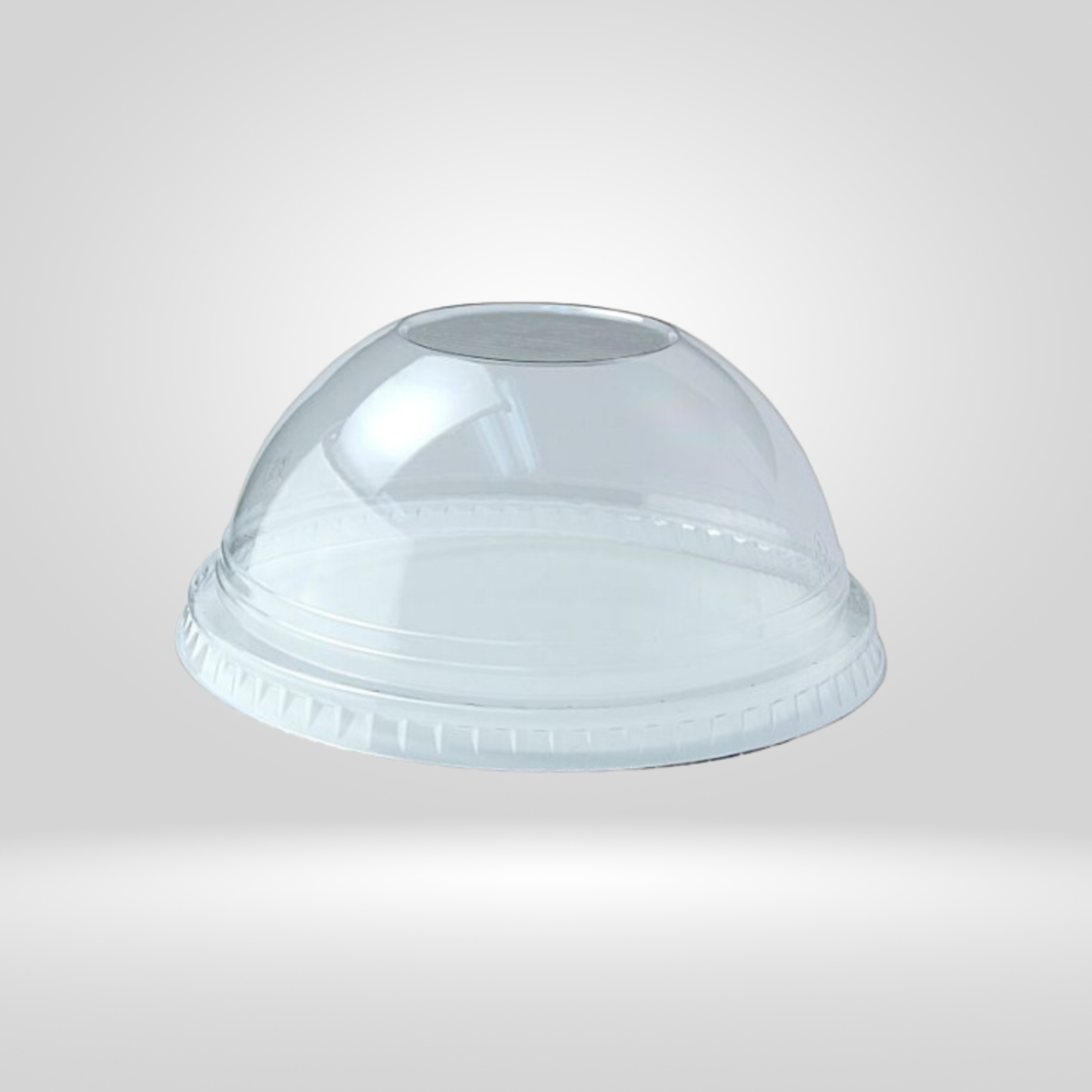 Buhaya Choice Buhaya -  Clear Dome Cup Lids w/ Hole