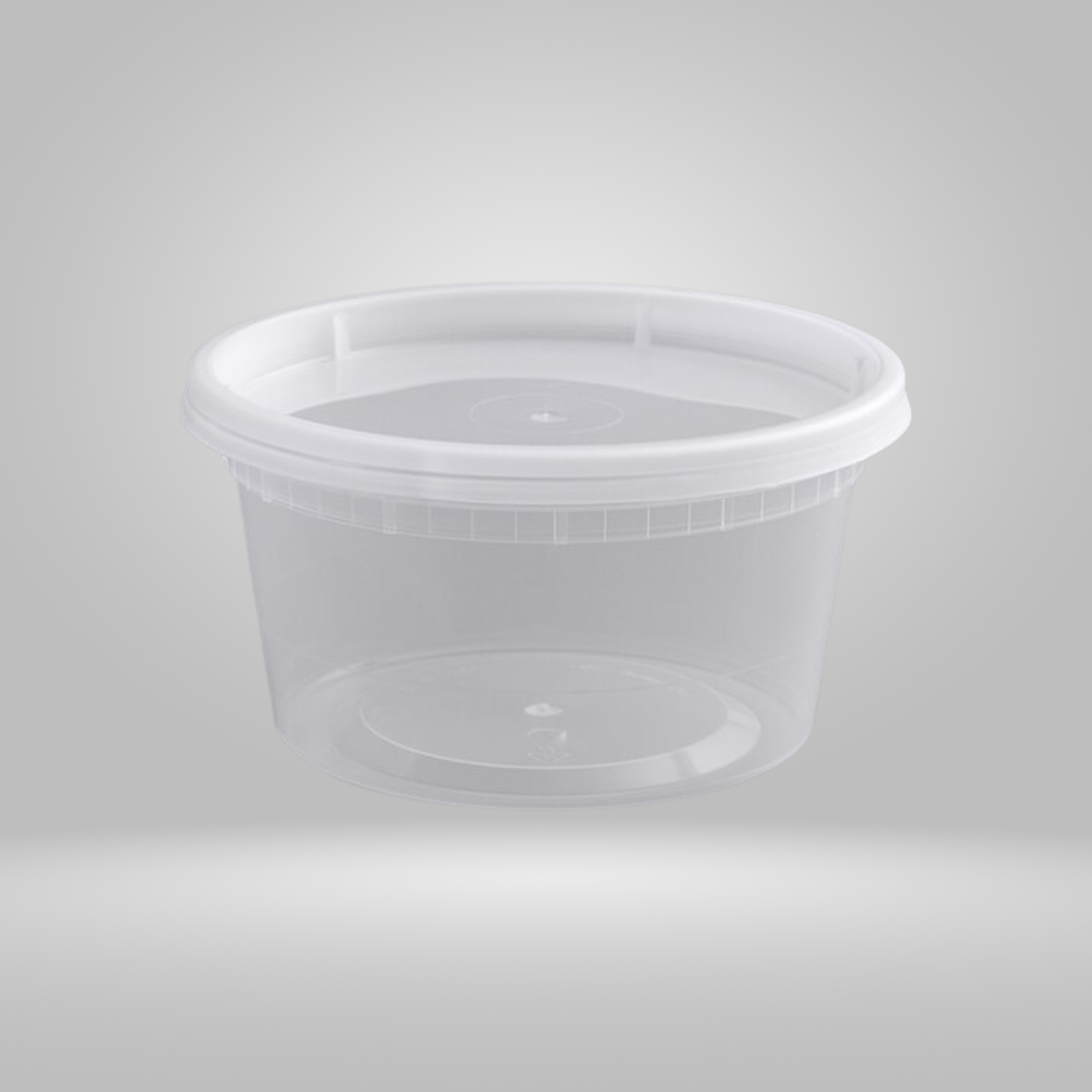 A & J A & J - Heavy Duty Deli Container w/ Lid 12oz 240 sets/case