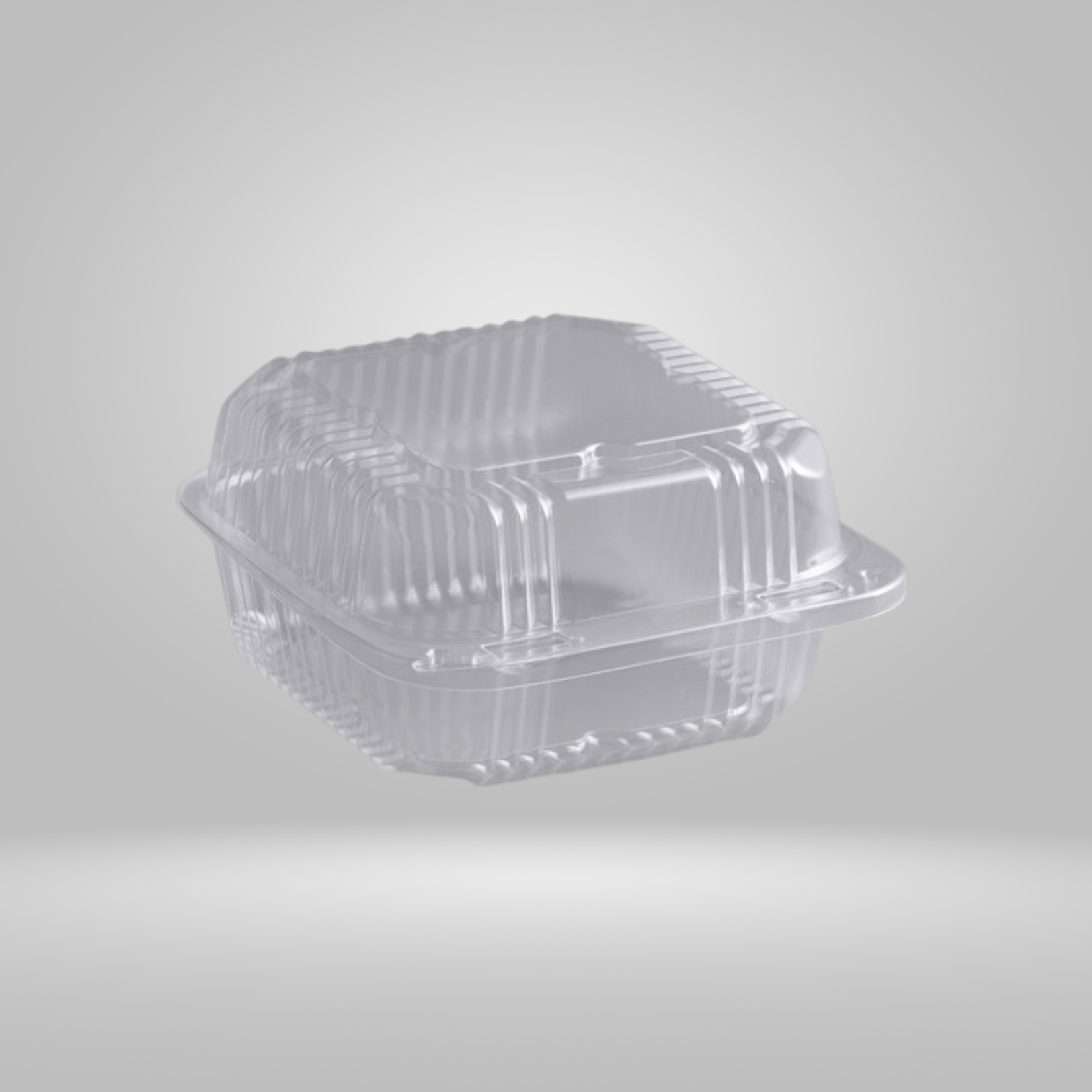 Buhaya Choice BUHAYA Clear Hinged Containers 5 x 2" (Deep) 500 pcs/case