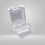 Buhaya Choice Buhaya - 3-compartment Clear Hinged Containers