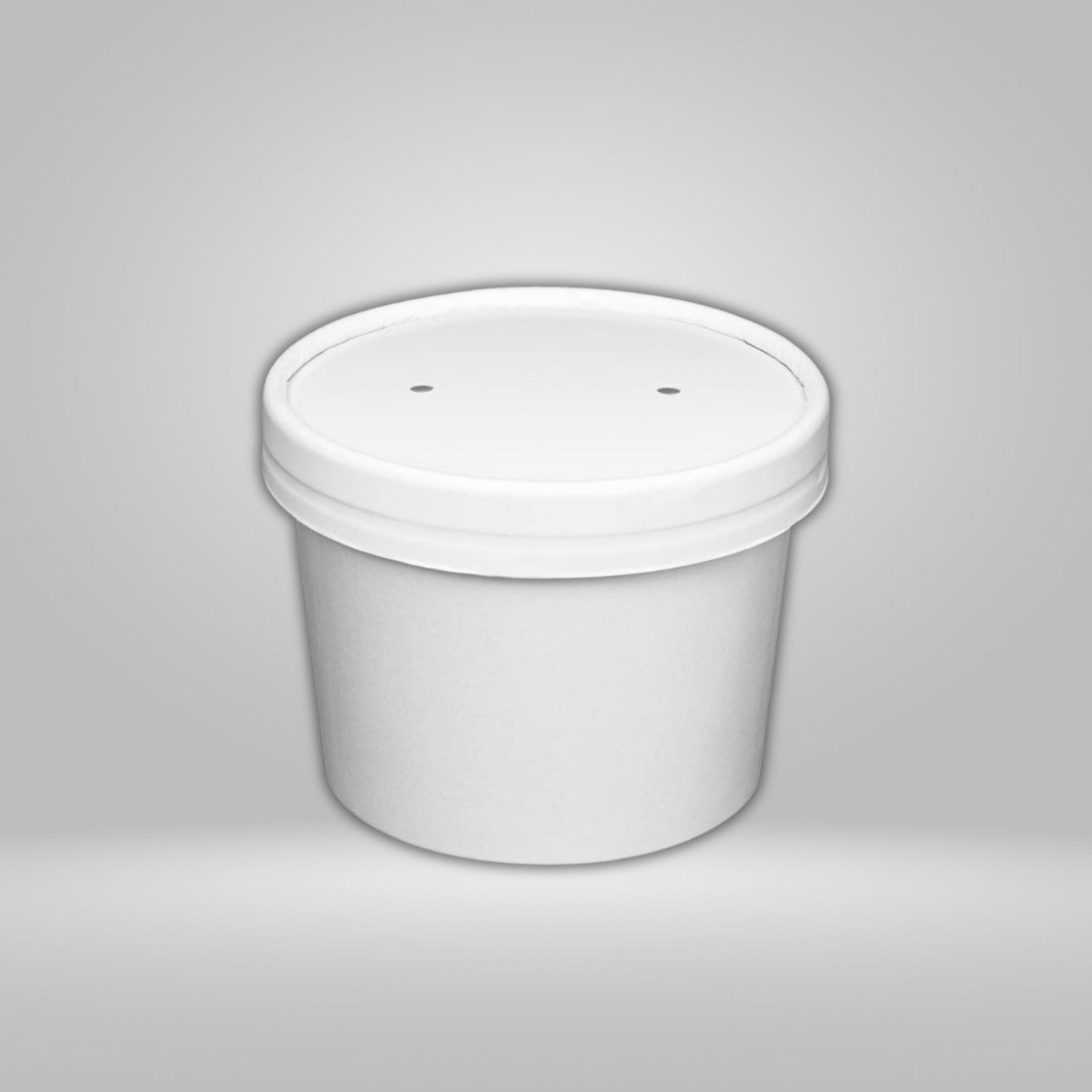 Togo Pak Togo Pak - White Paper Deli Containers Round Combo With Paper Lids