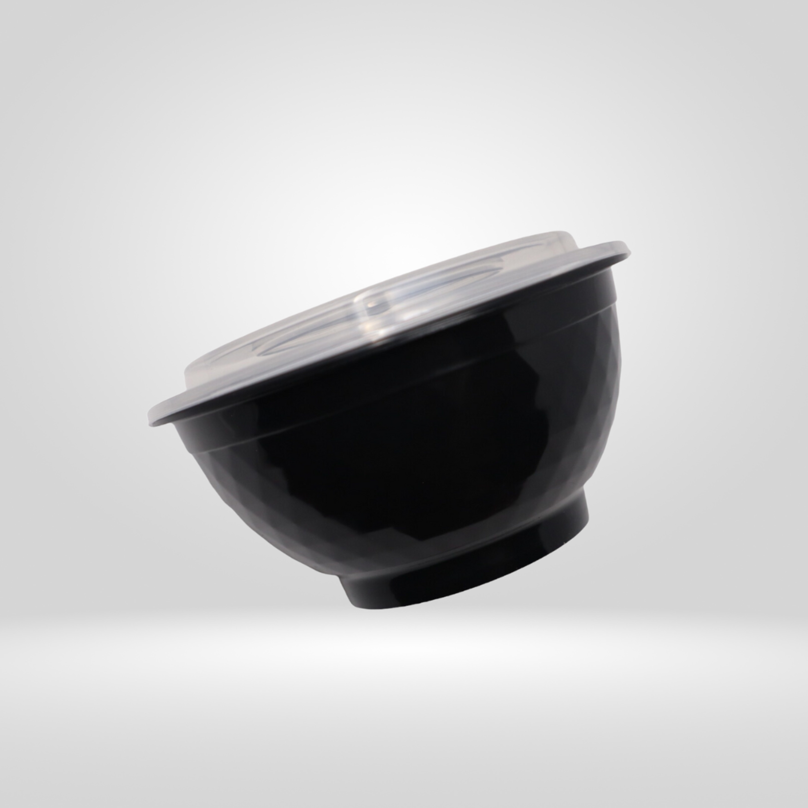 Gladway Gladway - Black Microwavable Noodle Bowl with Lid