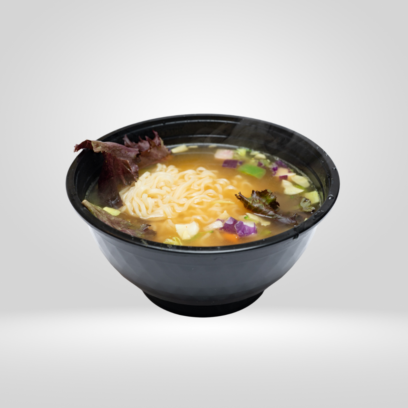 Gladway Gladway - Black Microwavable Noodle Bowl with Lid