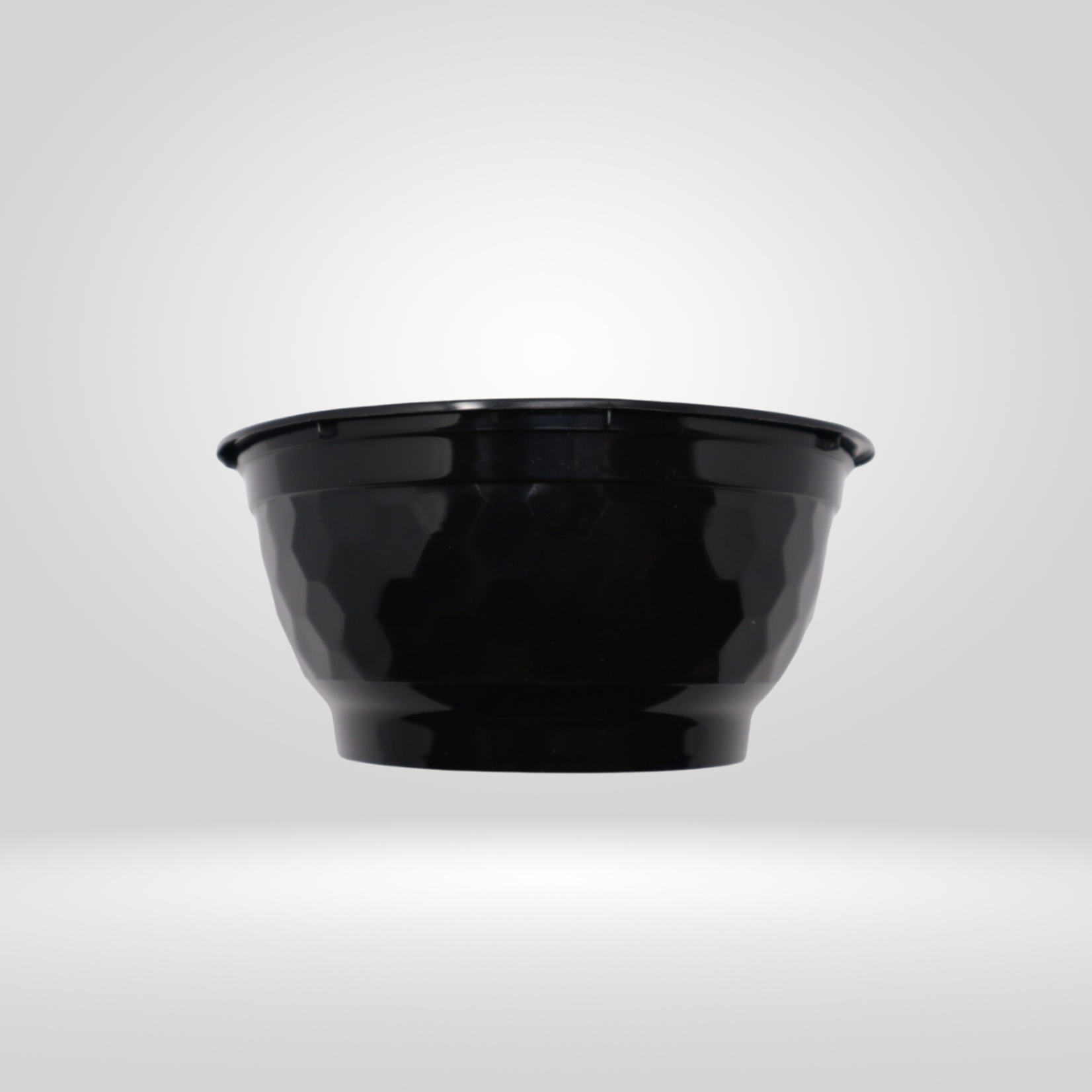 A & J A & J - Black Microwavable Noodle Bowl with Lid