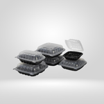 Gladway Gladway - Single Compartment Hinged Duo-Colored Containers