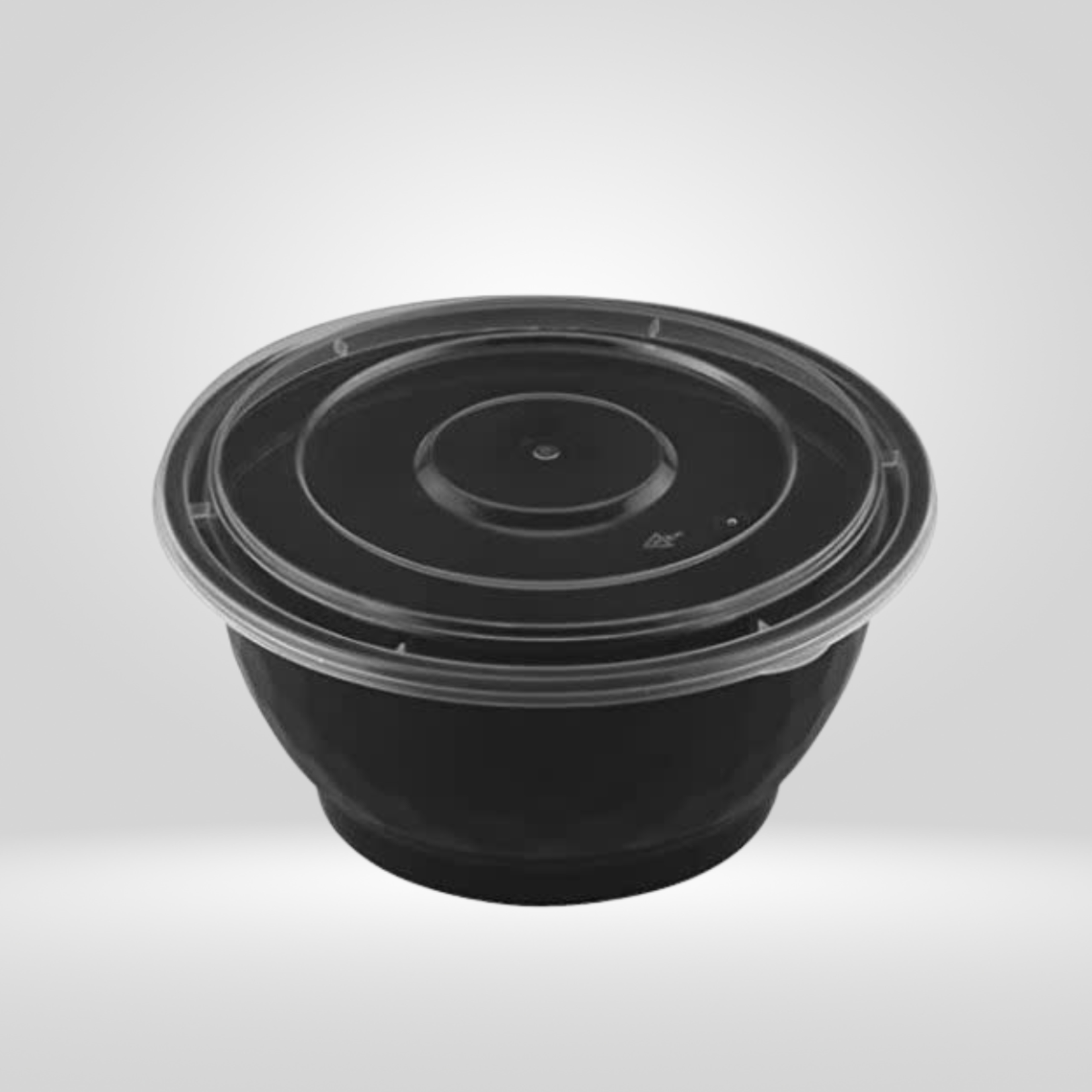 Gladway Gladway - Black Microwavable Noodle Bowl with Lid