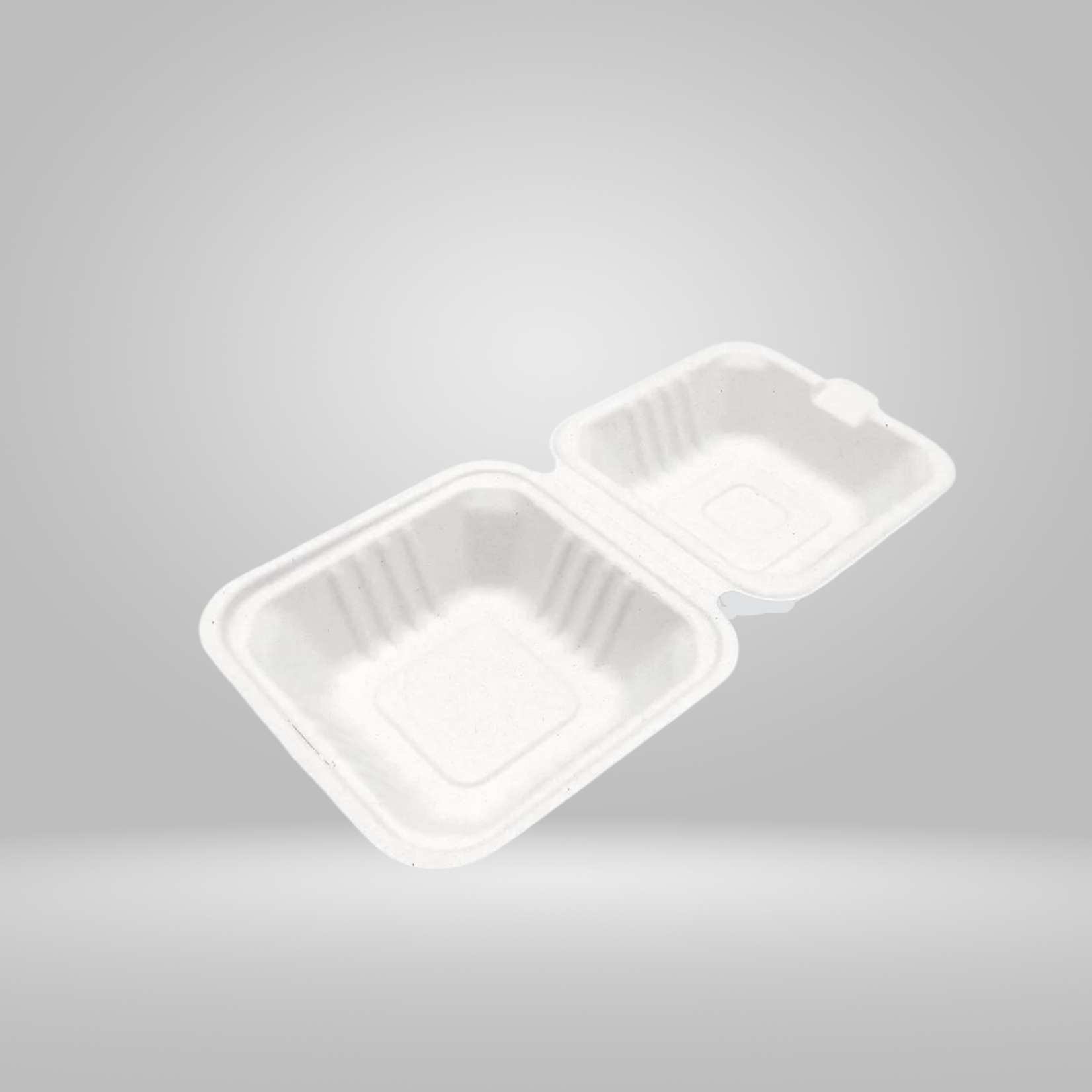 Gladway Gladway - White Bagasse Clamshell Containers