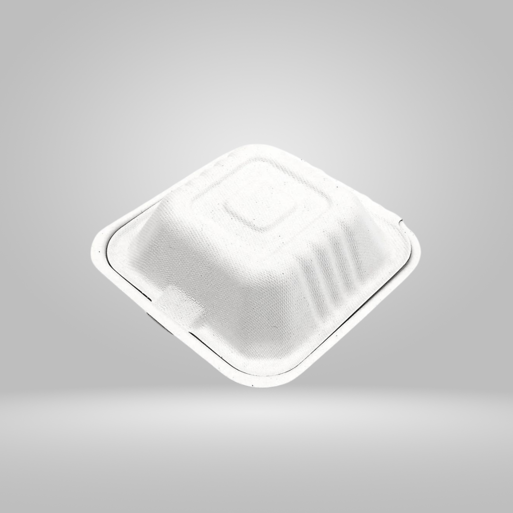 Gladway Gladway - White Bagasse Clamshell Containers