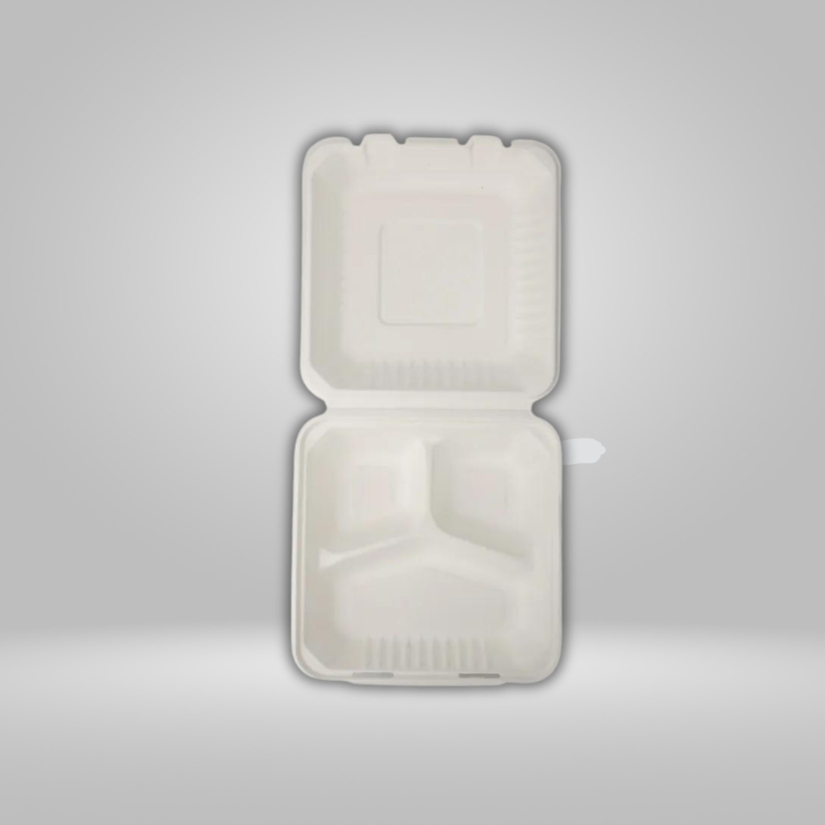 Gladway Gladway - White Bagasse Clamshell Containers