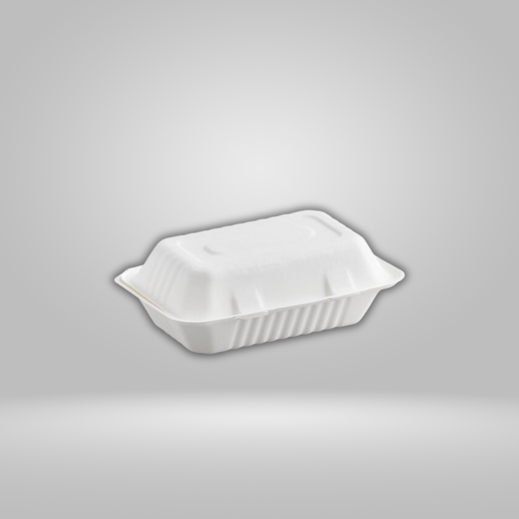 Gladway Gladway - White Bagasse Clamshell Containers