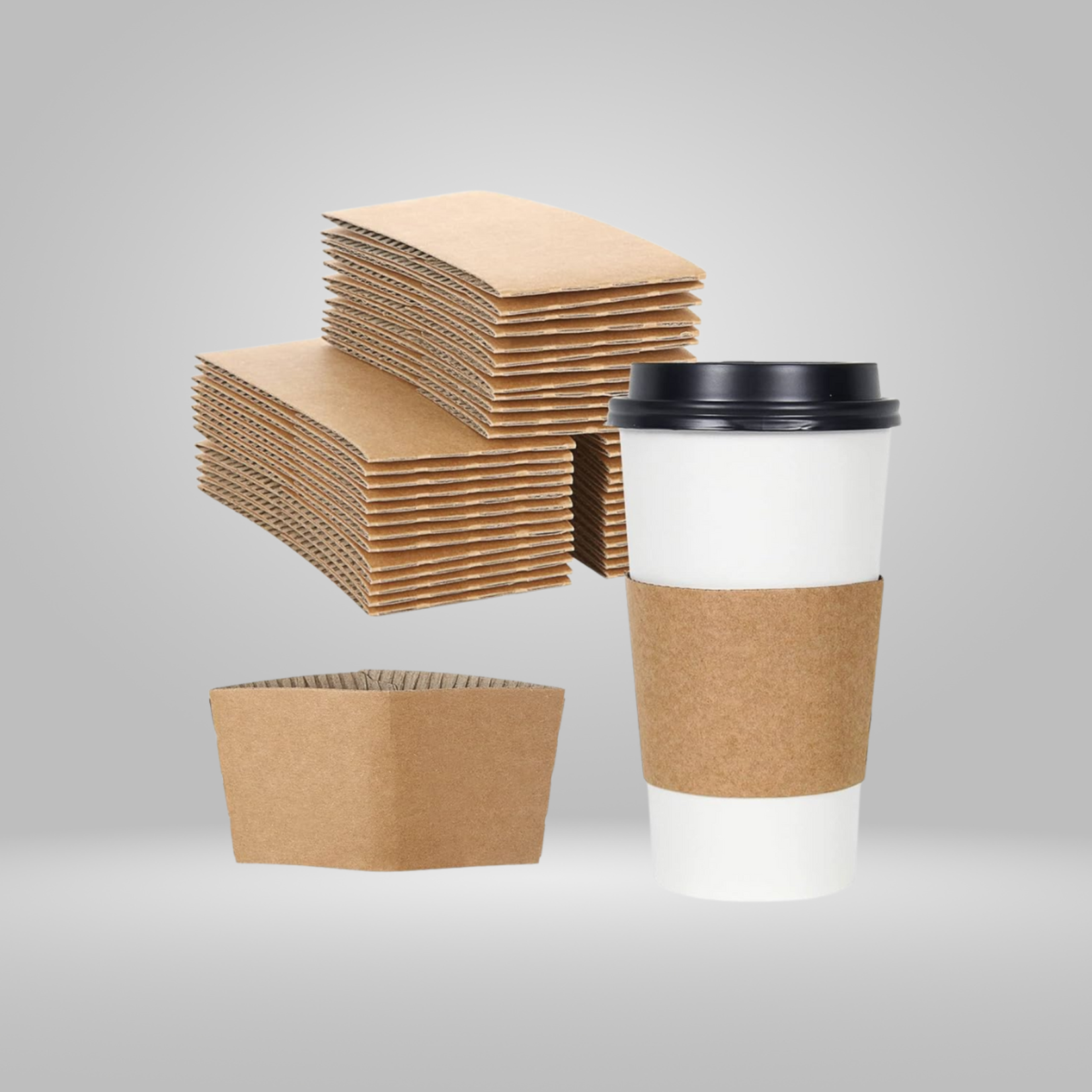 Agio AGIO Kraft 10oz - 24oz Cup Sleeves