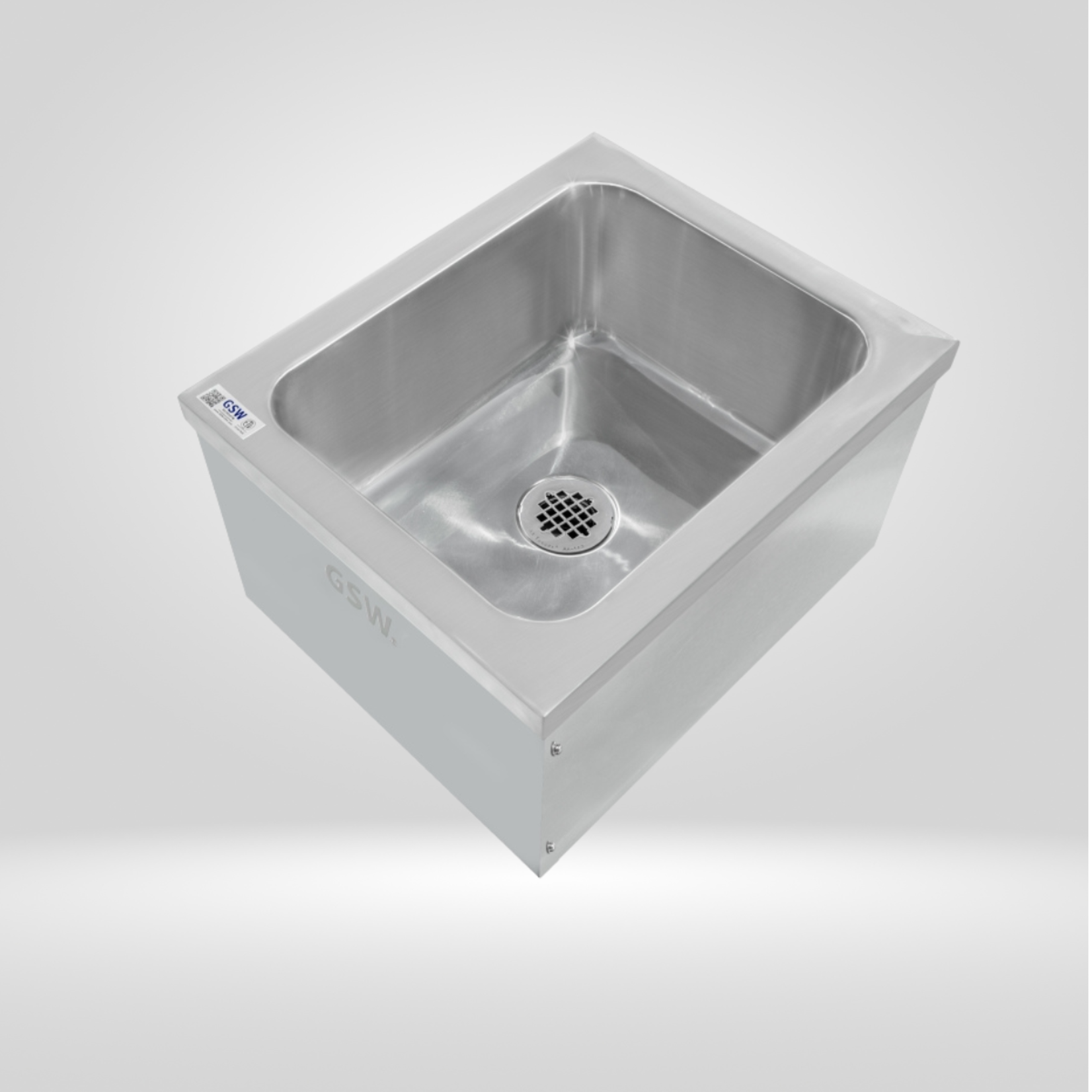 GSW USA GSW - S/S Floor Mop Sink w/ PVC Strainer