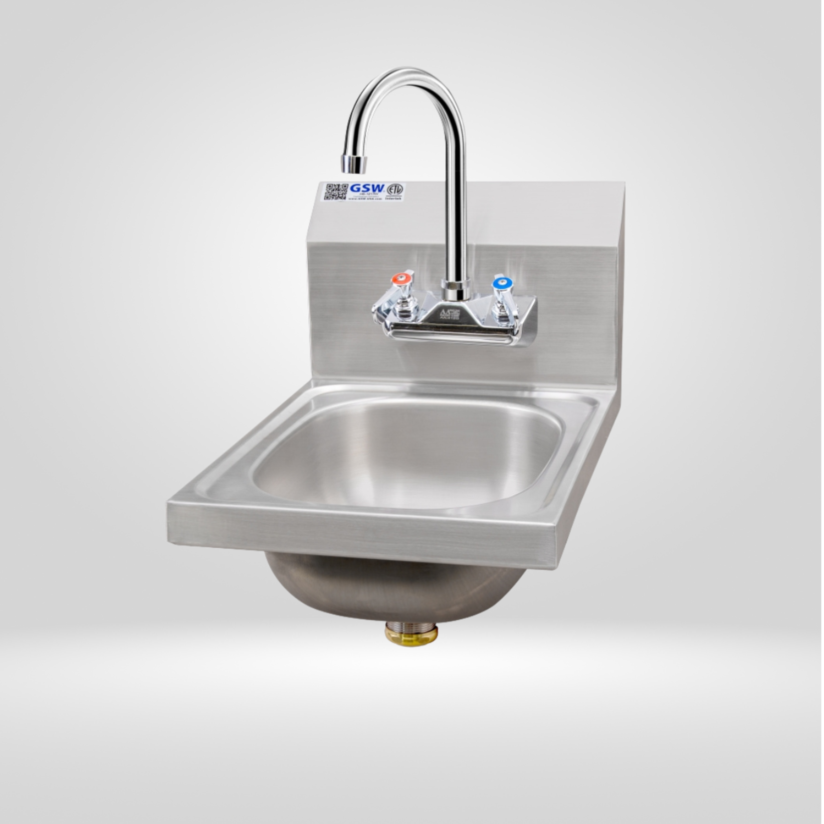 GSW USA GSW - Hand Sink w/ No Lead Faucet and Strainer