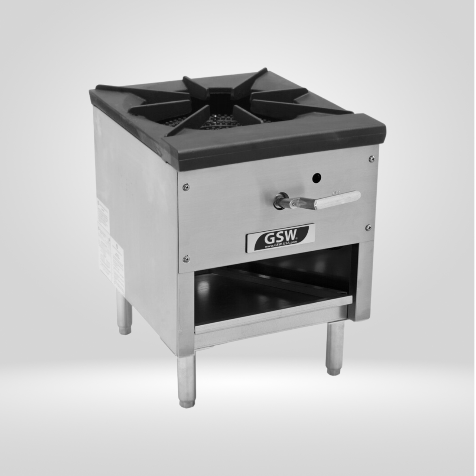 GSW USA GSW - Single 3-Ring Burner Stock Pot Range