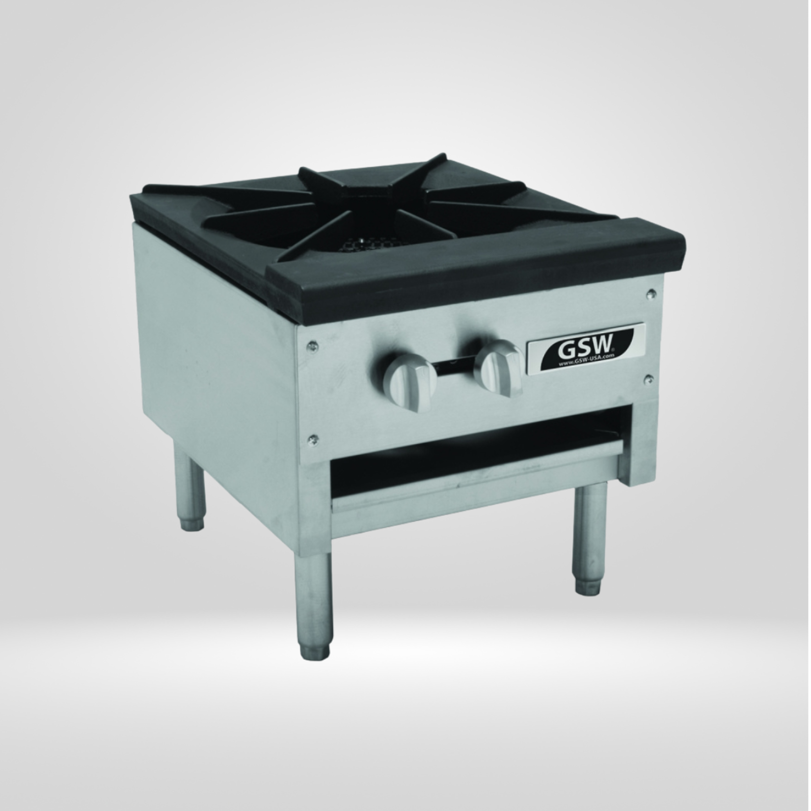 GSW USA GSW - Single 3-Ring Burner Stock Pot Range