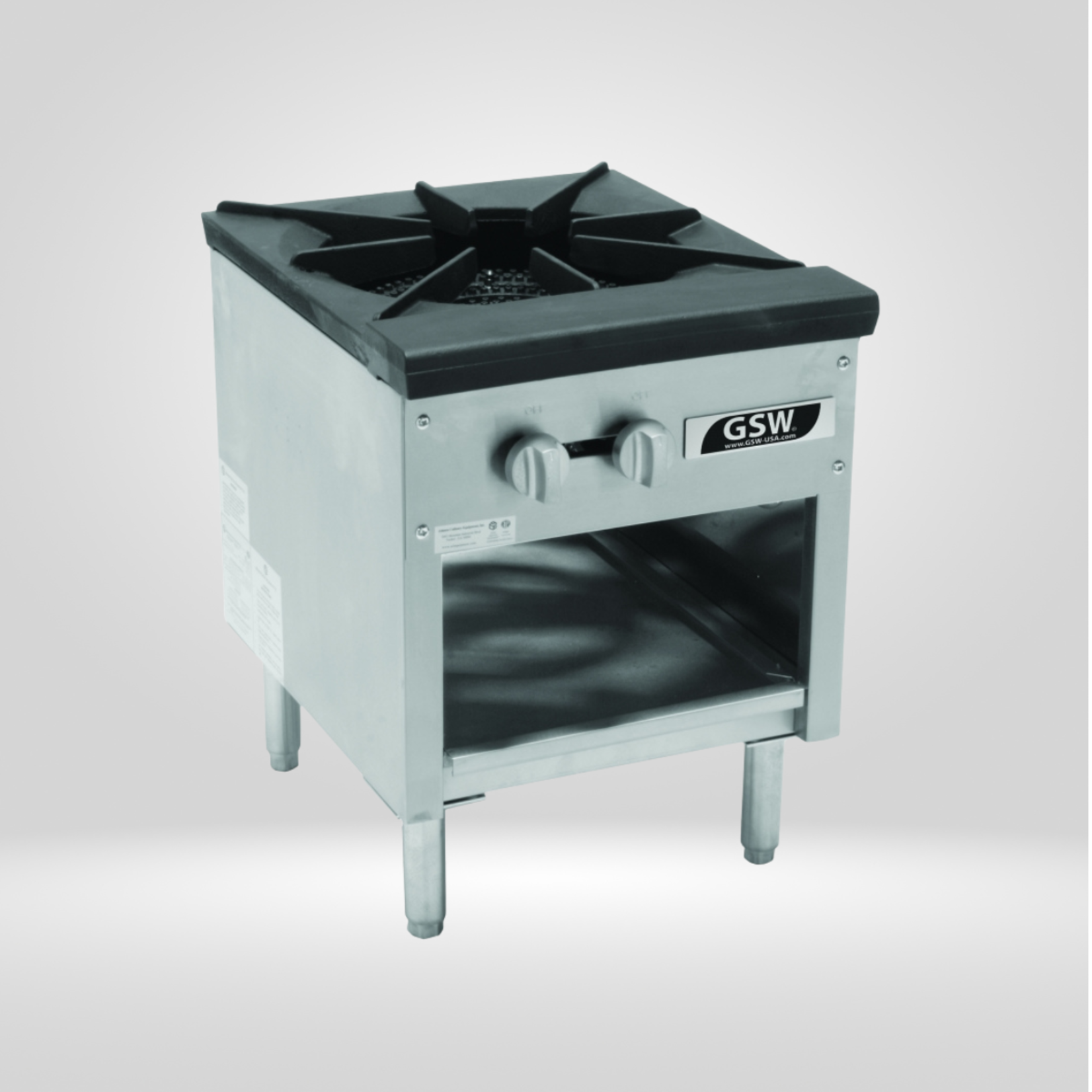 GSW USA GSW - Single 3-Ring Burner Stock Pot Range