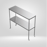 GSW USA GSW - Stainless Steel Adjustable Double Over Shelf