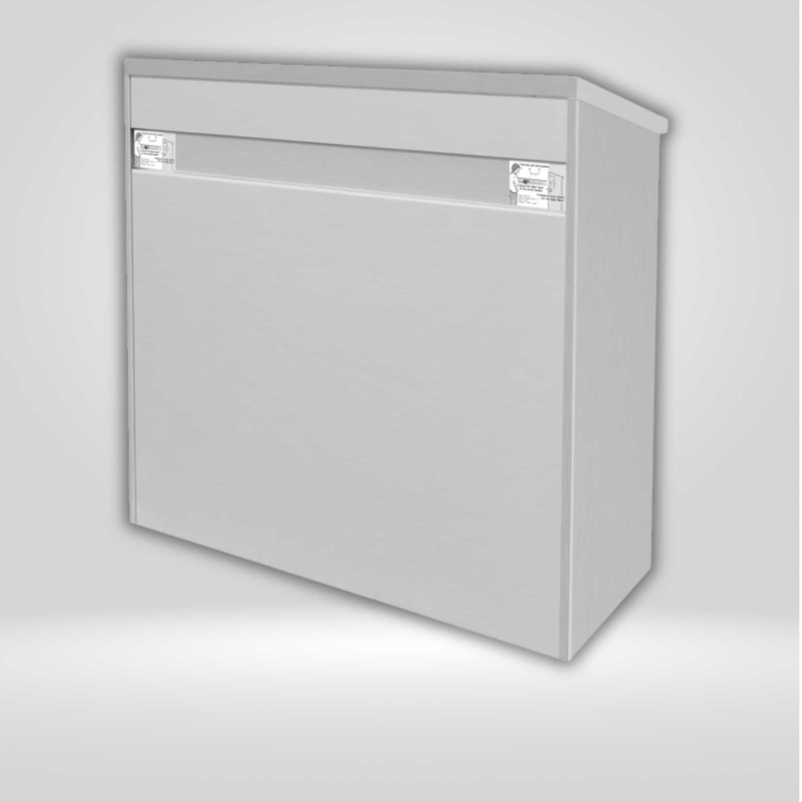 GSW USA GSW - Stainless Steel Slope Top Wall Cabinets - Hinged Doors (Purchase by calling (408) 499-0343)